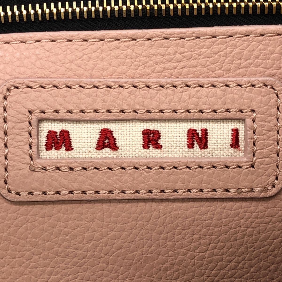 MARNI / マルニ MENDING MUSEO SOFT メンディングロゴ ミュゼオ ソフトレザー トートバッグ