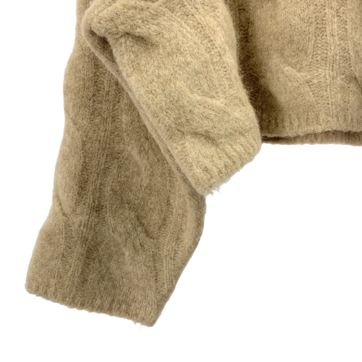 Plage / プラージュ アルパカ コン ケーブル ショートプルオーバー