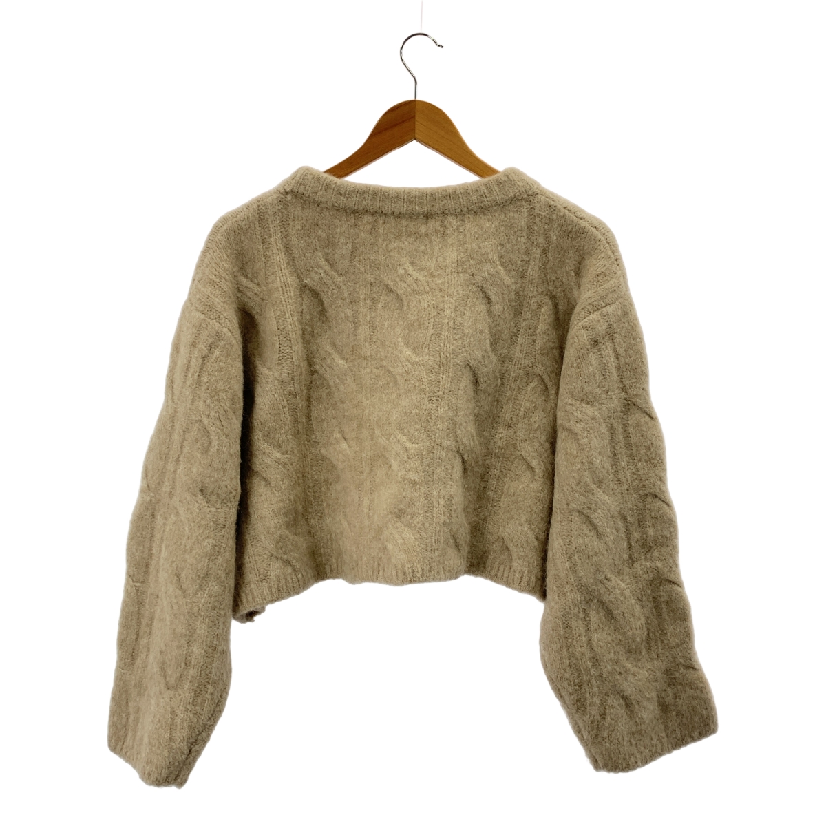 Plage / プラージュ アルパカ コン ケーブル ショートプルオーバー