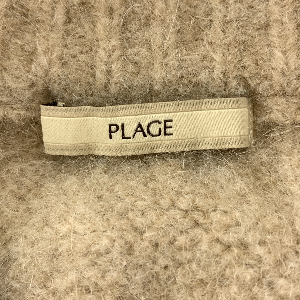 Plage / プラージュ アルパカ コン ケーブル ショートプルオーバー