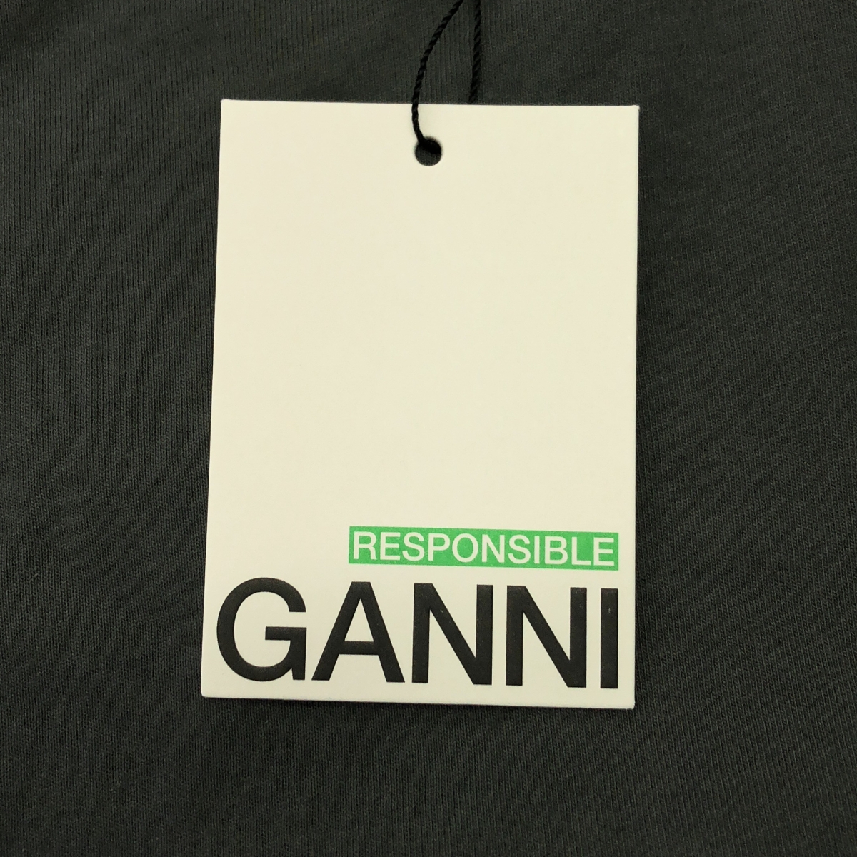 Ganni / ガニー グラフィックロゴ 刺しゅう Tシャツ