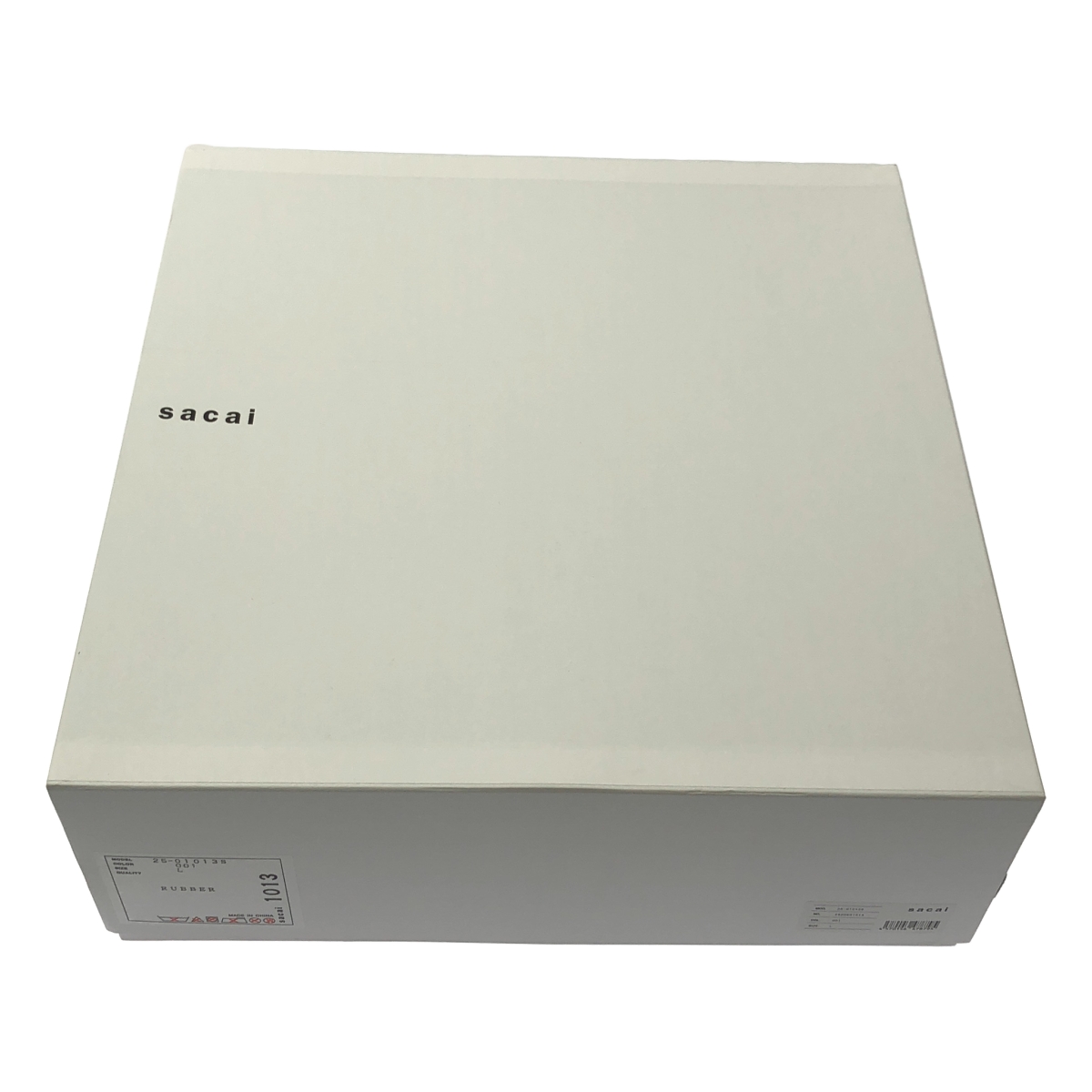 sacai / サカイ Rubber Boots / ロゴ バックジップ ラバー レインブーツ