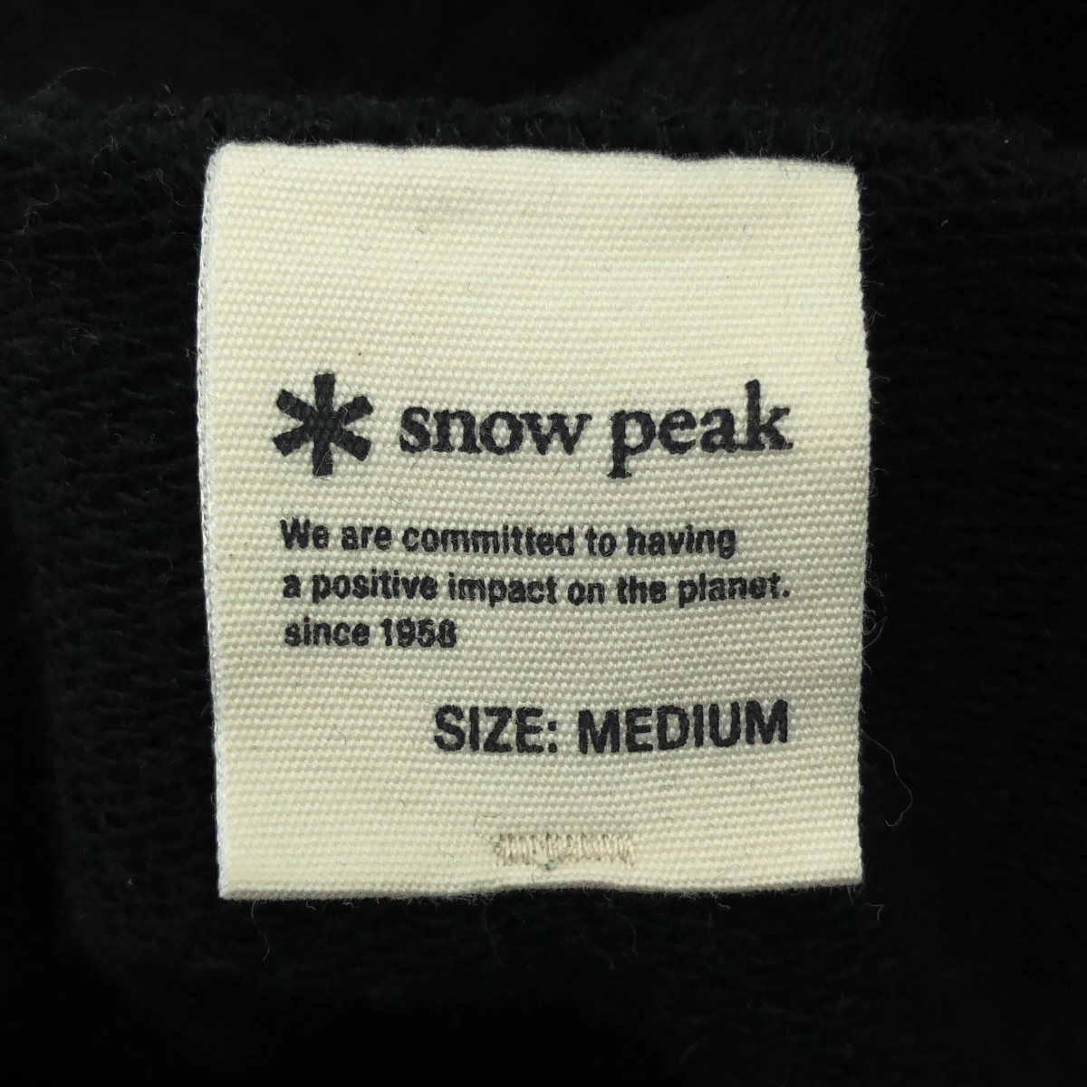 SNOW PEAK / スノーピーク Recycled Cotton Pullover Hoodie コットン プルオーバー フーディ