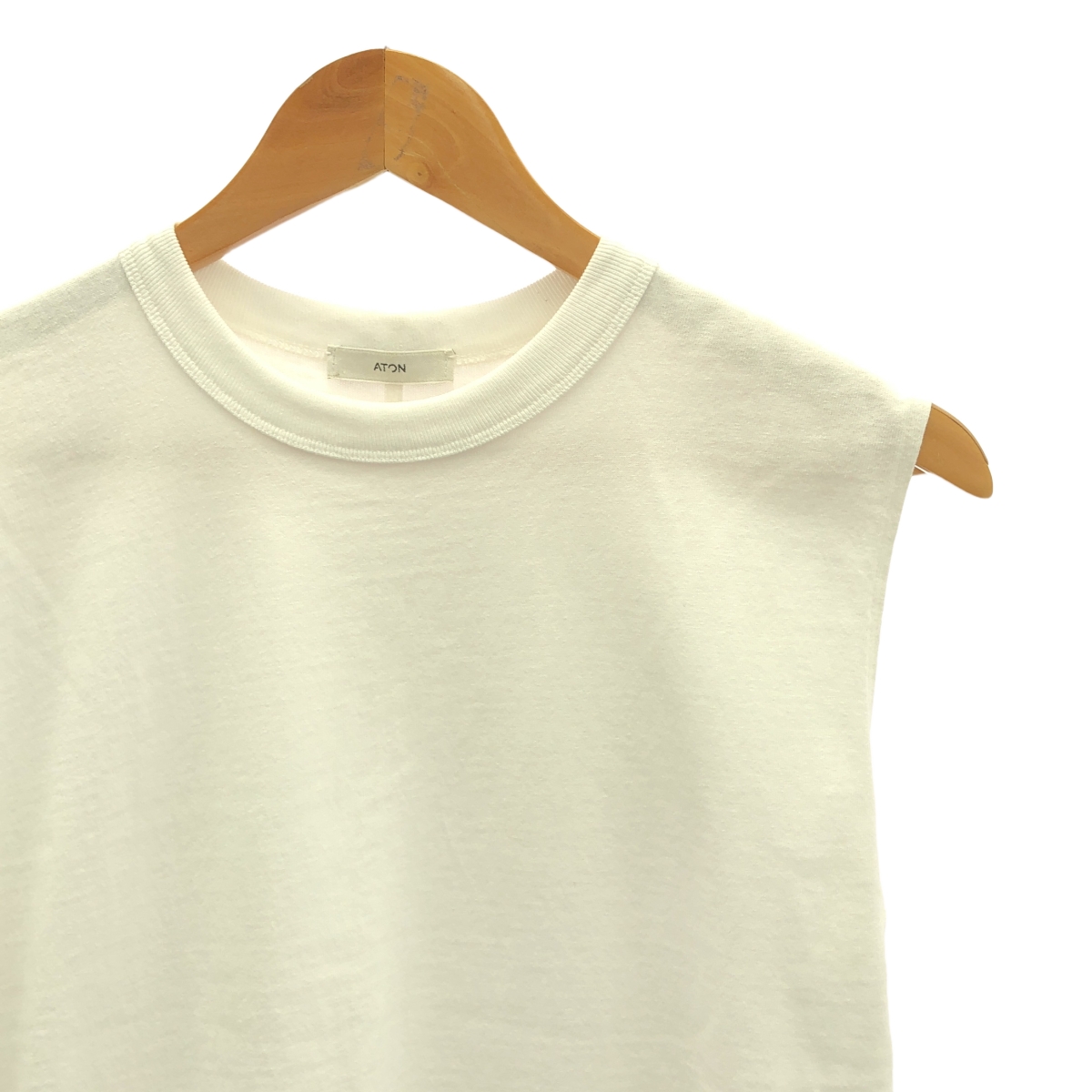 ATON / エイトン 12/-AIR SPININNG | ROUND HEM TANKTOP ラウンドヘム タンクトップ
