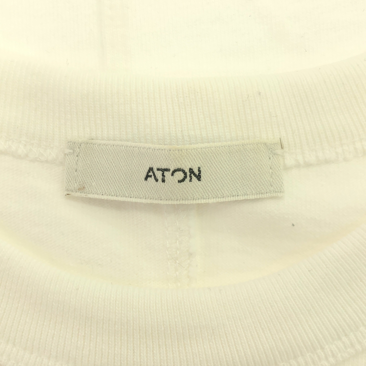 ATON / エイトン 12/-AIR SPININNG | ROUND HEM TANKTOP ラウンドヘム タンクトップ