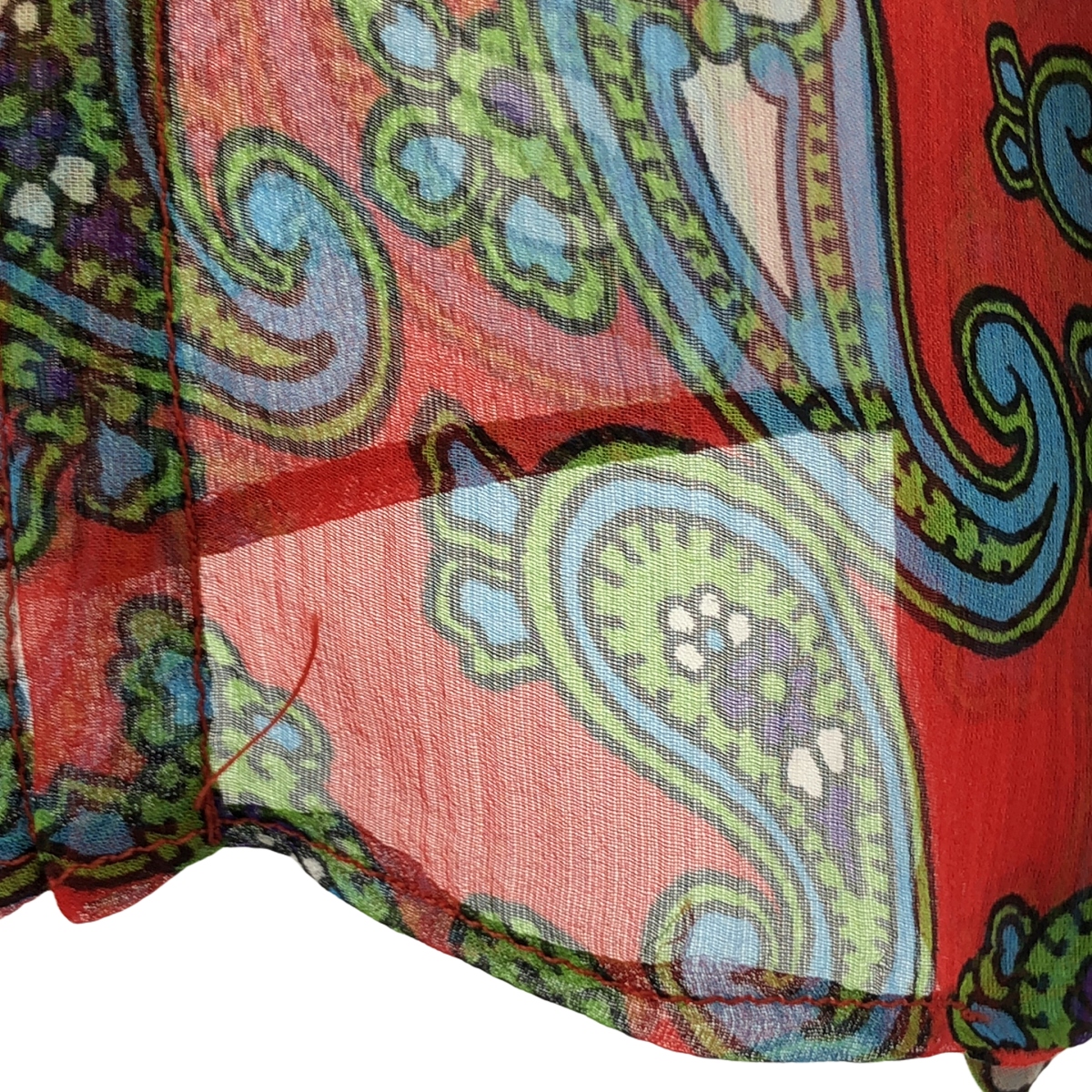 miu miu / ミュウミュウ 総柄 フリルカラー ピンタック シアー シャツ ブラウス