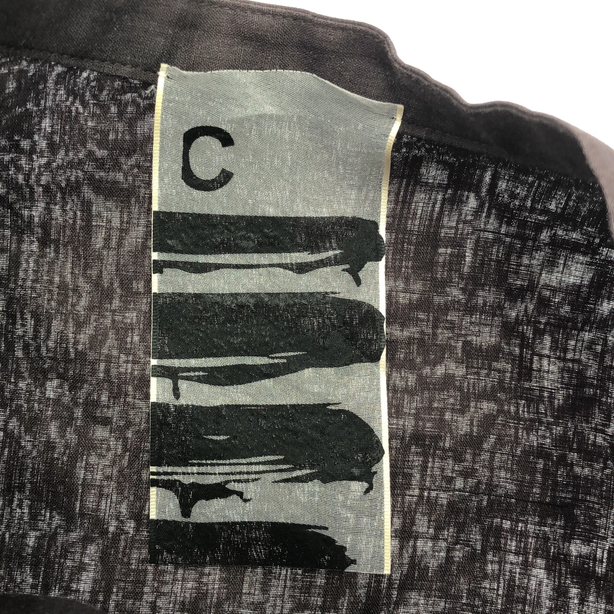 Chaos / カオス リネン バンドカラー ロング シャツ ブラウス