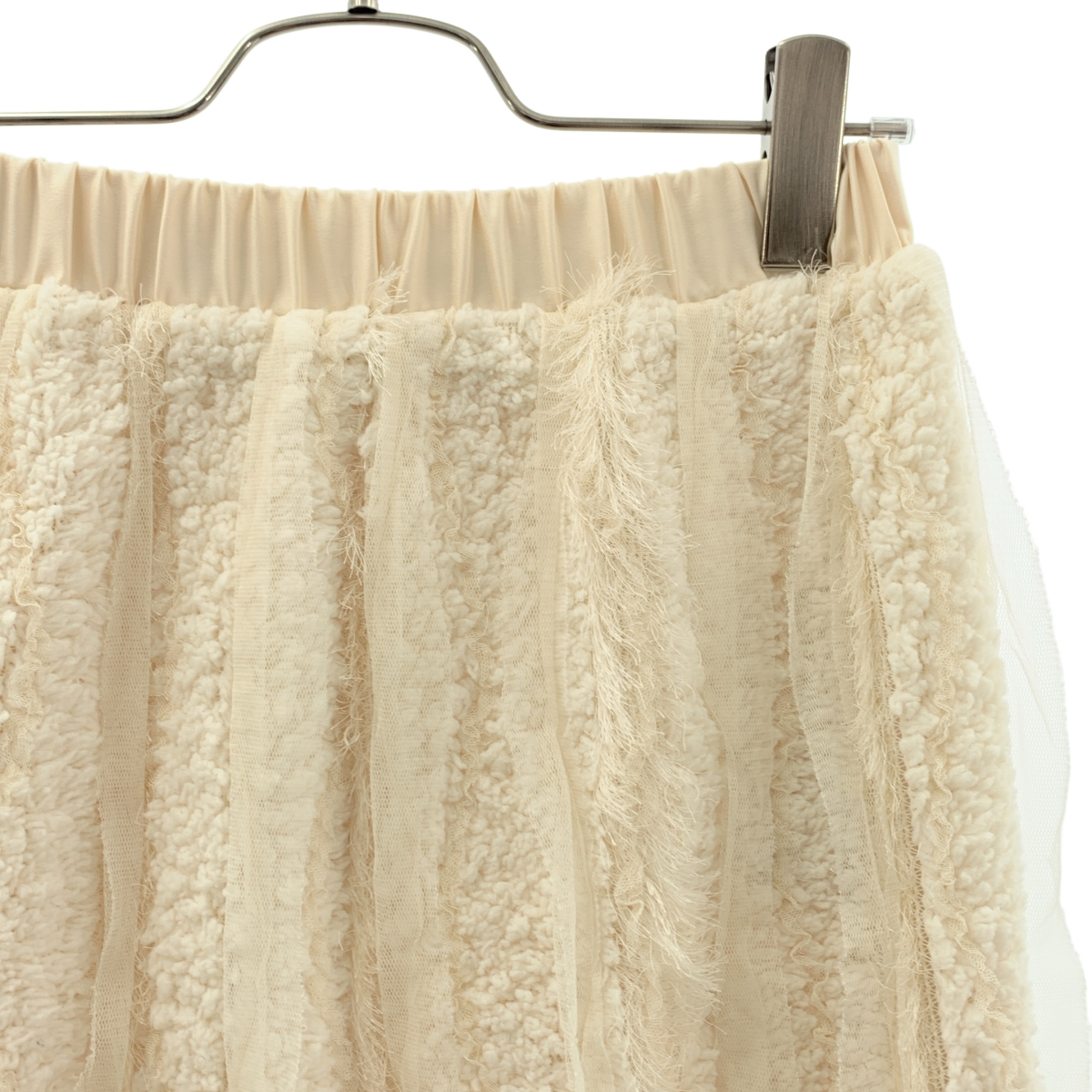 その他 boa tulle stripe pencil SK ボア チュール ストライプ ペンシルスカート