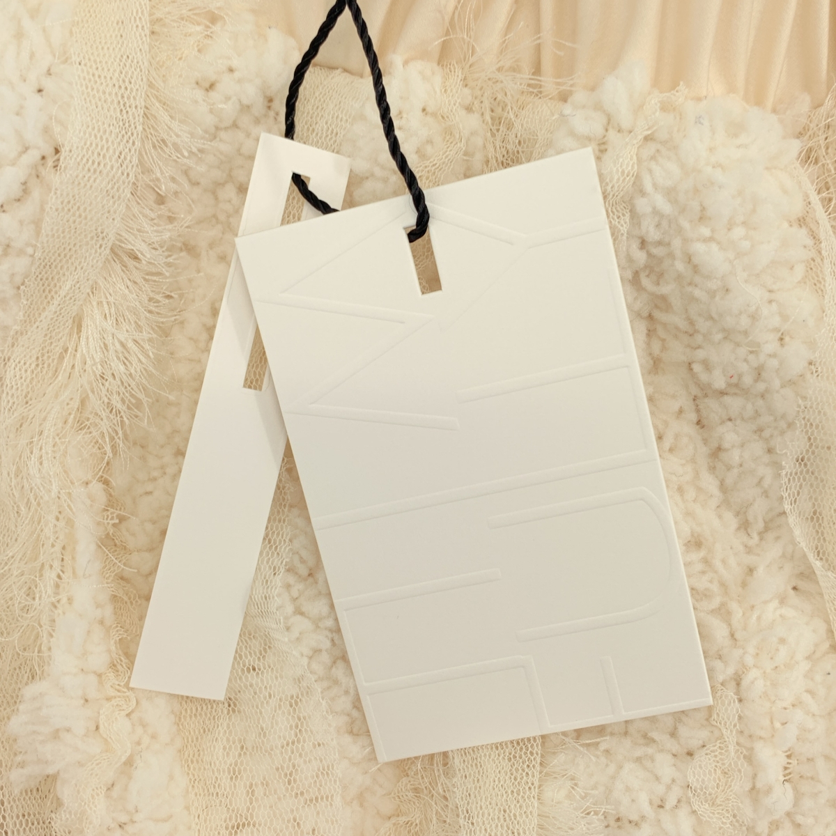 その他 boa tulle stripe pencil SK ボア チュール ストライプ ペンシルスカート