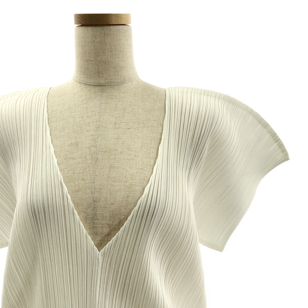 PLEATS PLEASE ISSEY MIYAKE / プリーツプリーズイッセイミヤケ プリーツ Vネック ワンピース