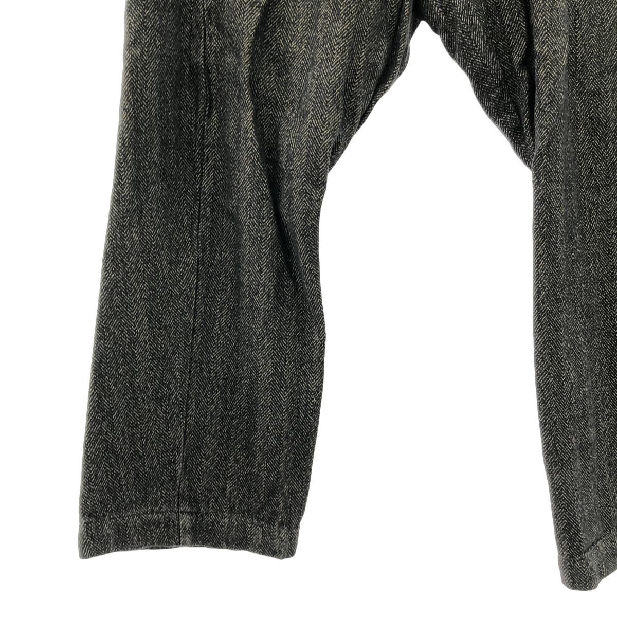 GARMENT REPRODUCTION OF WORKERS / ガーメントリプロダクションオブワーカーズ サスペンダーボタン付 コットン ヘリンボーン パンツ