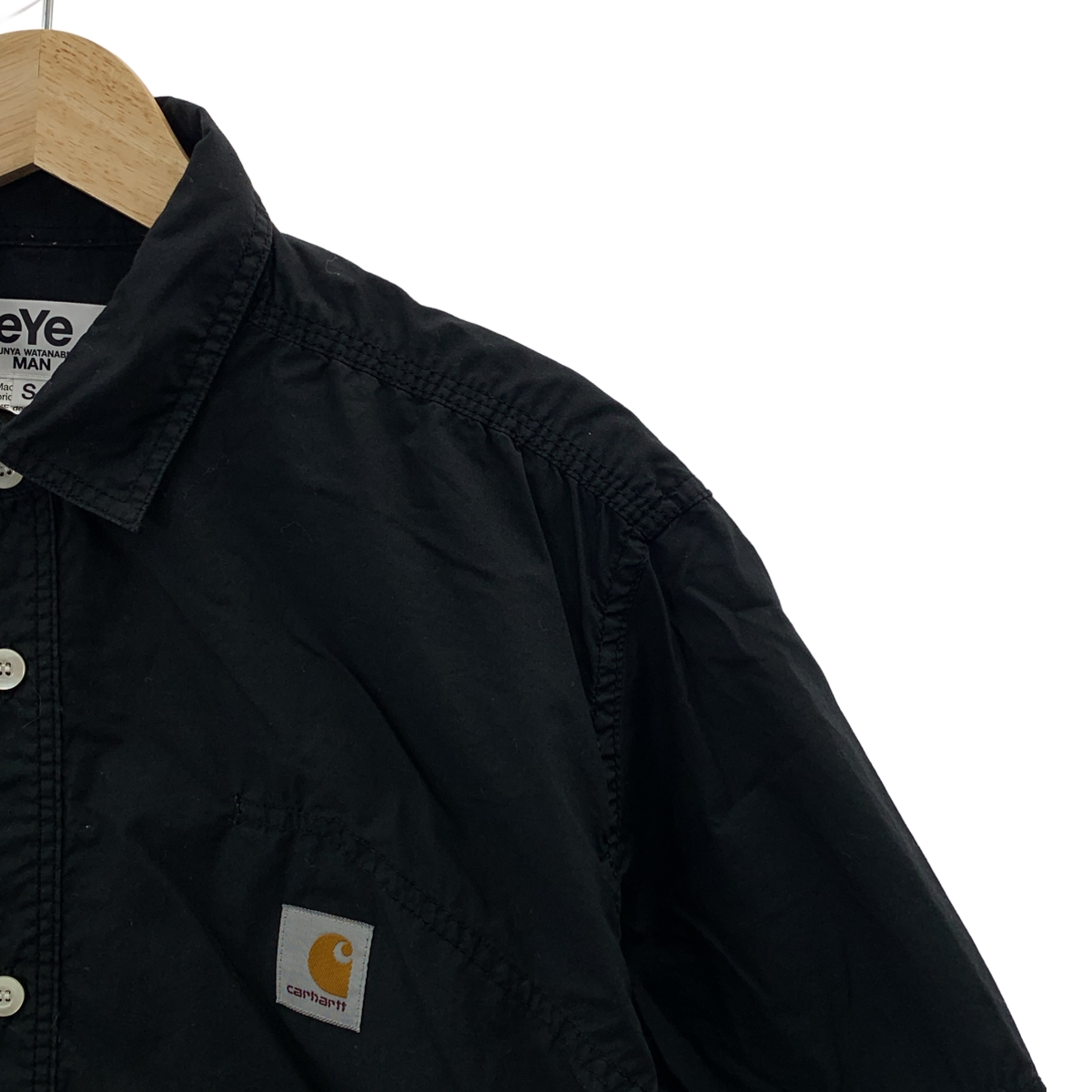 eye JUNYA WATANABE COMME des GARCONS MAN / アイジュンヤワタナベ マン ×CARHARTT カーハート / シャーリング コットン 半袖 シャツ