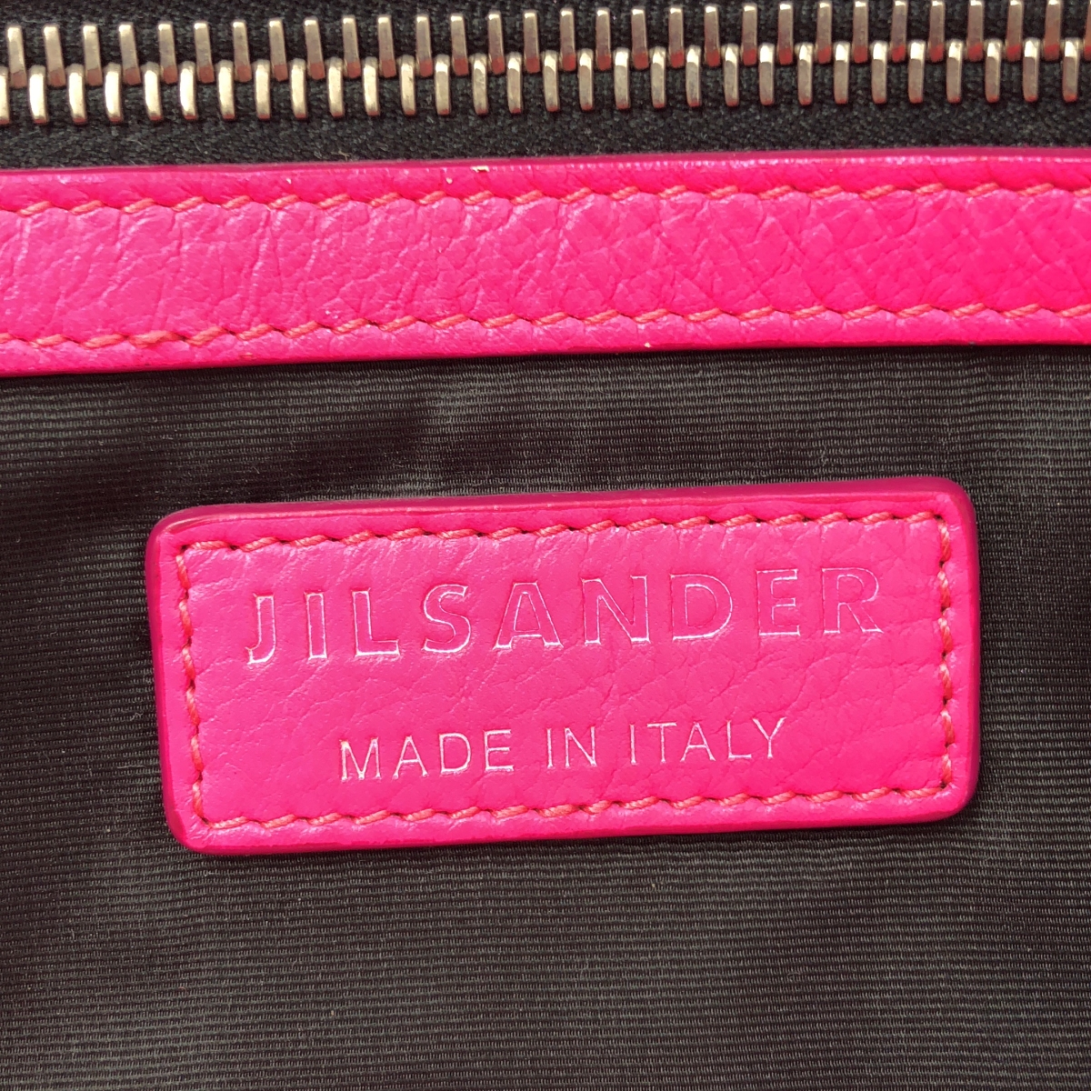 JIL SANDER / ジルサンダー レザーミニボストン ハンドバッグ