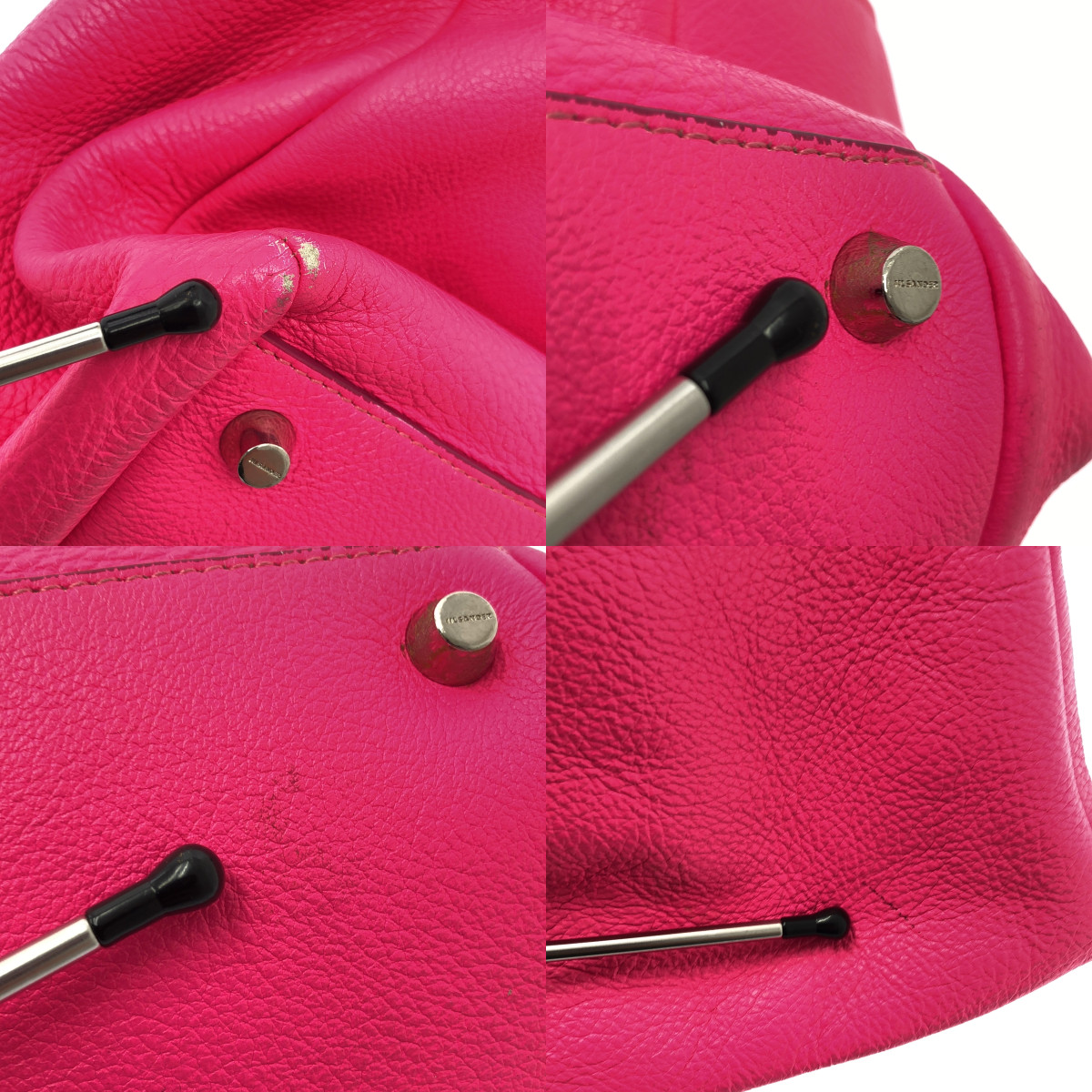 JIL SANDER / ジルサンダー レザーミニボストン ハンドバッグ