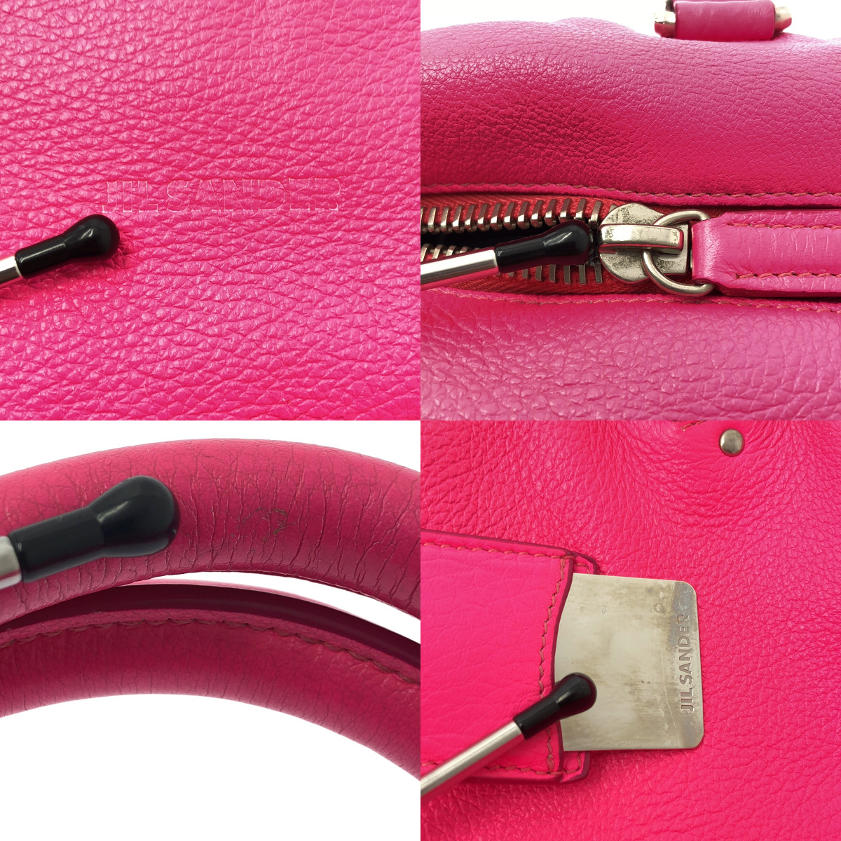 JIL SANDER / ジルサンダー レザーミニボストン ハンドバッグ