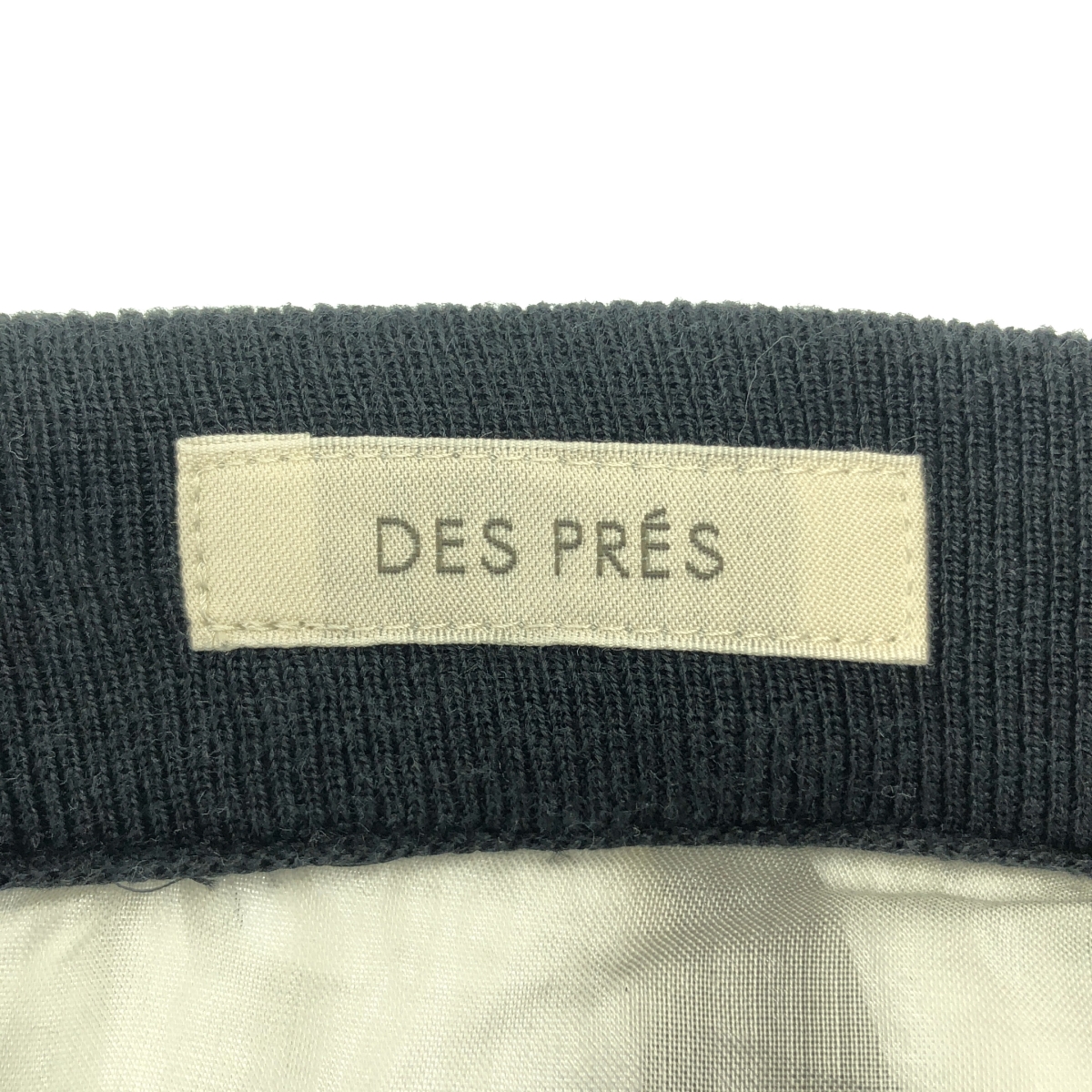 DES PRES / デプレ モザイクウェーブプリント ギャザーロングスカート