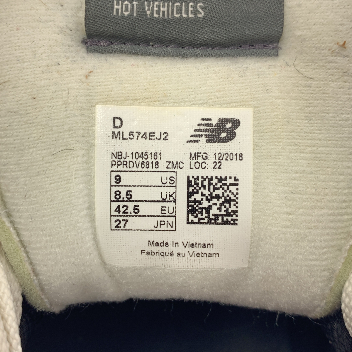 eye JUNYA WATANABE COMME des GARCONS MAN / アイジュンヤワタナベ マン ×NEW BALANCE ニューバランス / ML574EJ2 レザー スニーカー