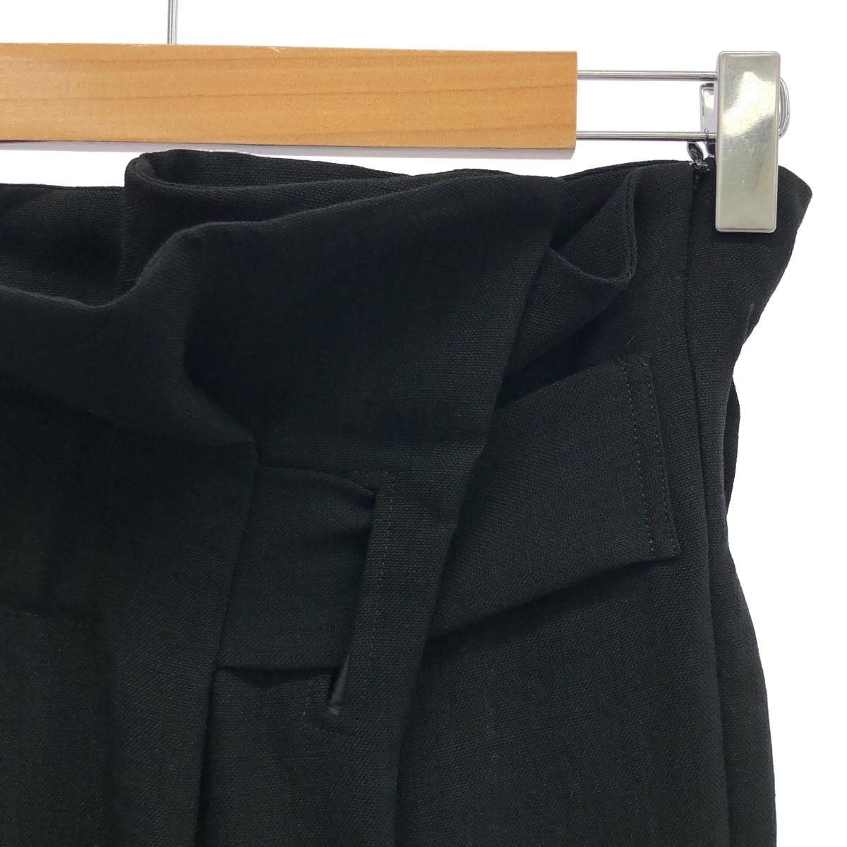 Mame Kurogouchi / マメクロゴウチ サイドジップ ハイウエスト パンツ