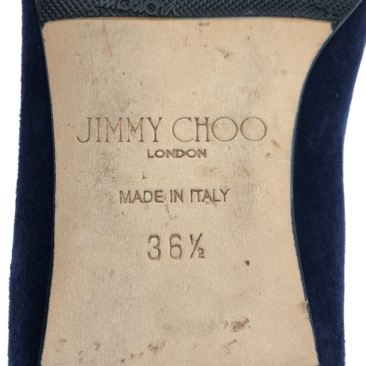 JIMMY CHOO / ジミーチュウ スエード レザーポインテッドトゥ フラット シューズ