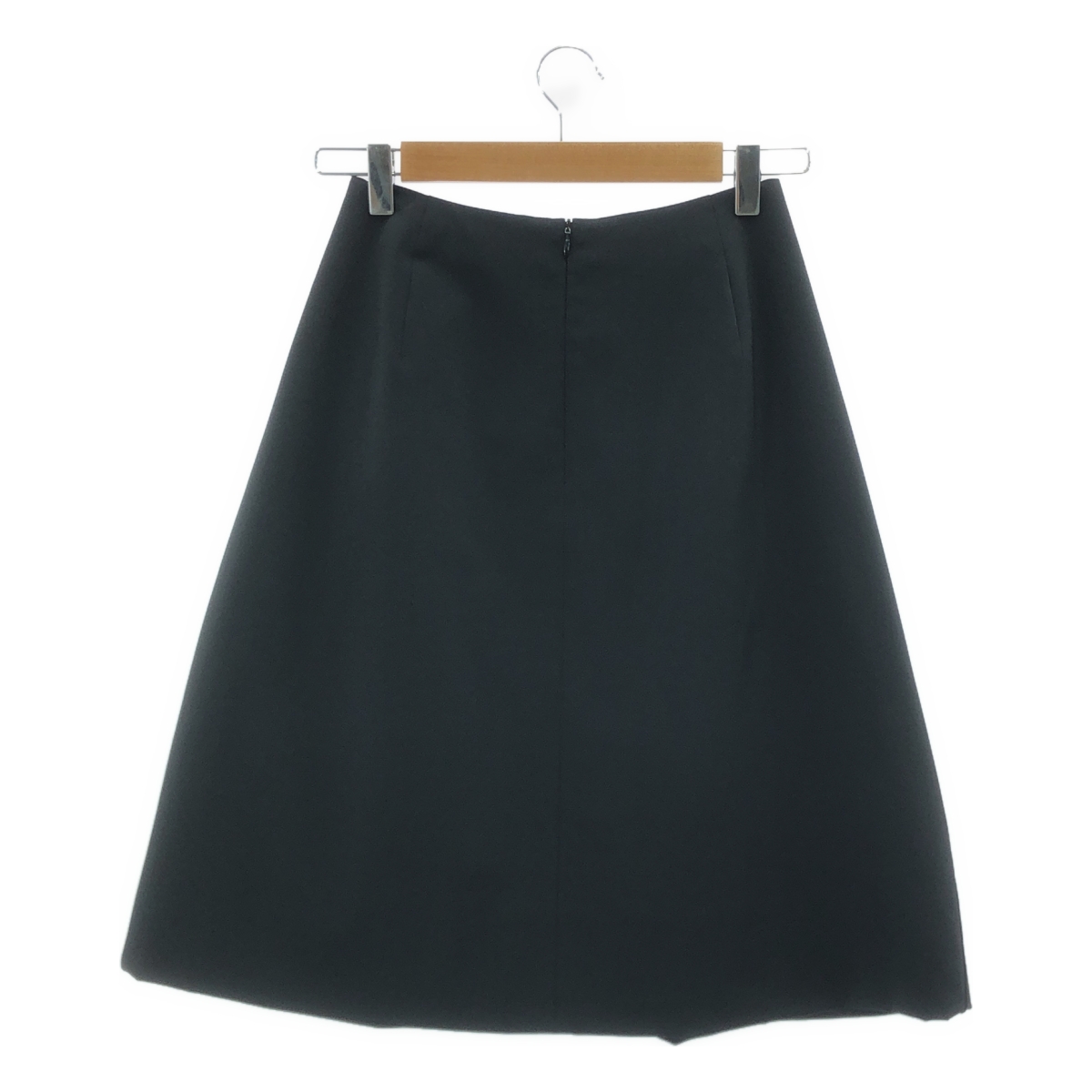 FOXEY NEW YORK / フォクシーニューヨーク ポリエステル ストレッチ スーツ セットアップ / 1B テーラードジャケット / ドレープスカート