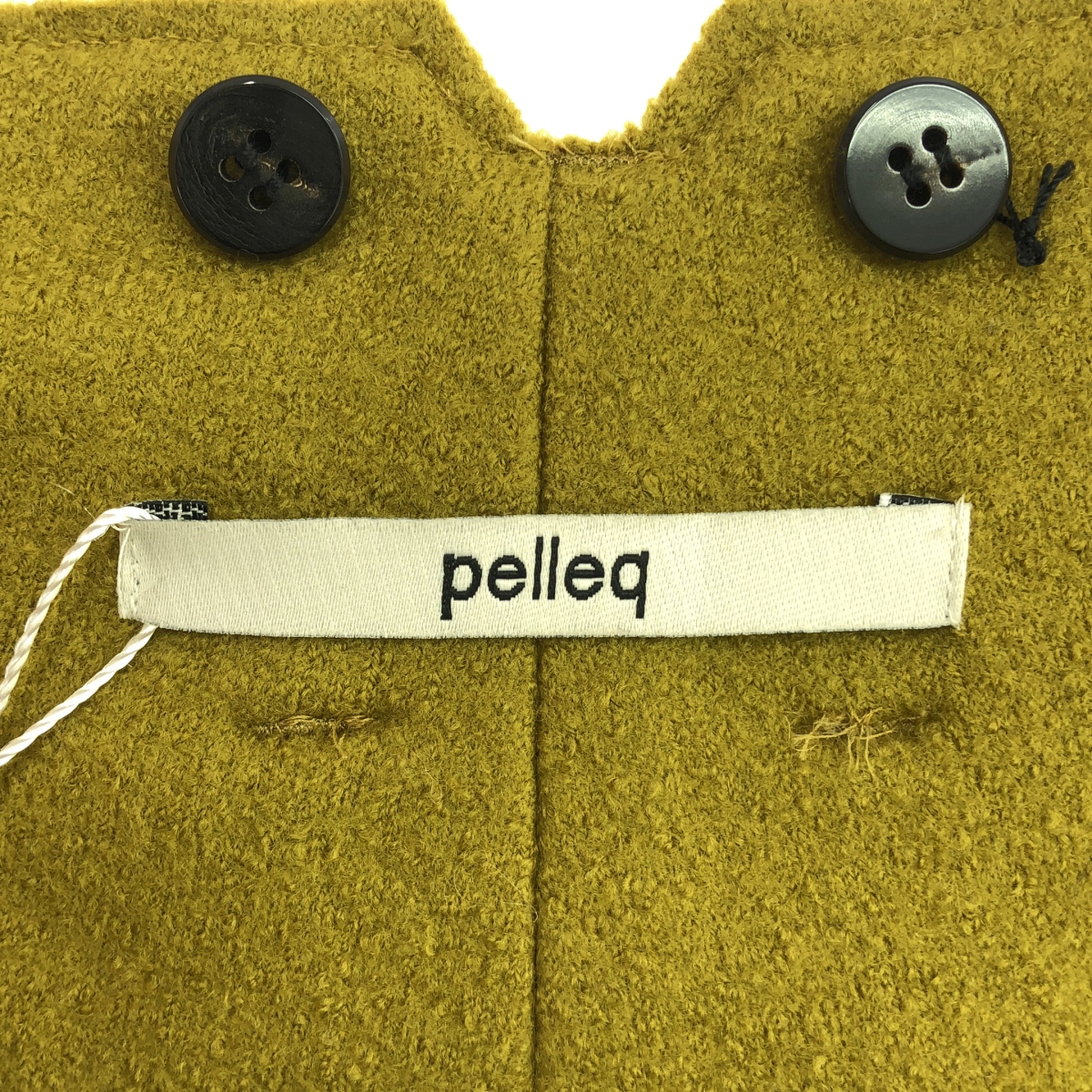 pelleq / ぺレック adjustable wide trousers ウール ワイドパンツ