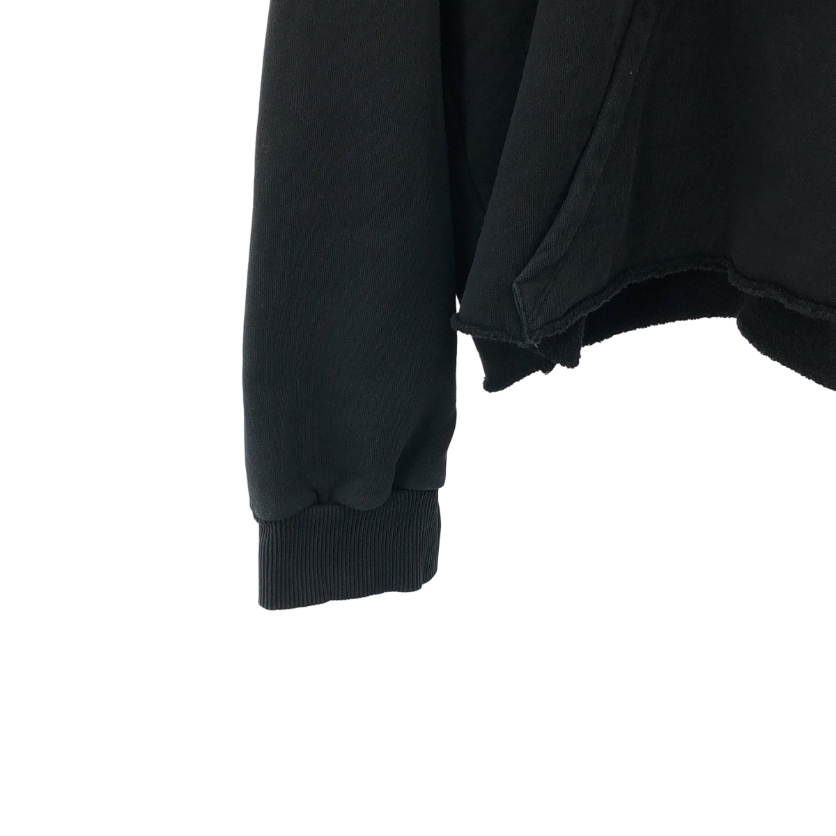 MM6 Maison Margiela / エムエムシックスメゾンマルジェラ ナンバーシグネチャー フーデッド カットオフ スウェット トレーナー / ユニセックス