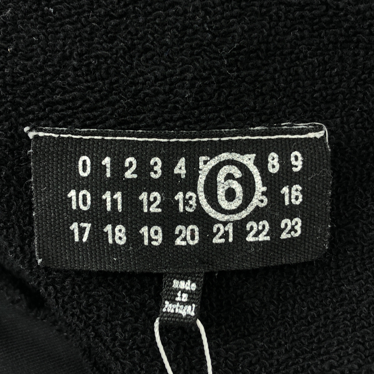 MM6 Maison Margiela / エムエムシックスメゾンマルジェラ ナンバーシグネチャー フーデッド カットオフ スウェット トレーナー / ユニセックス