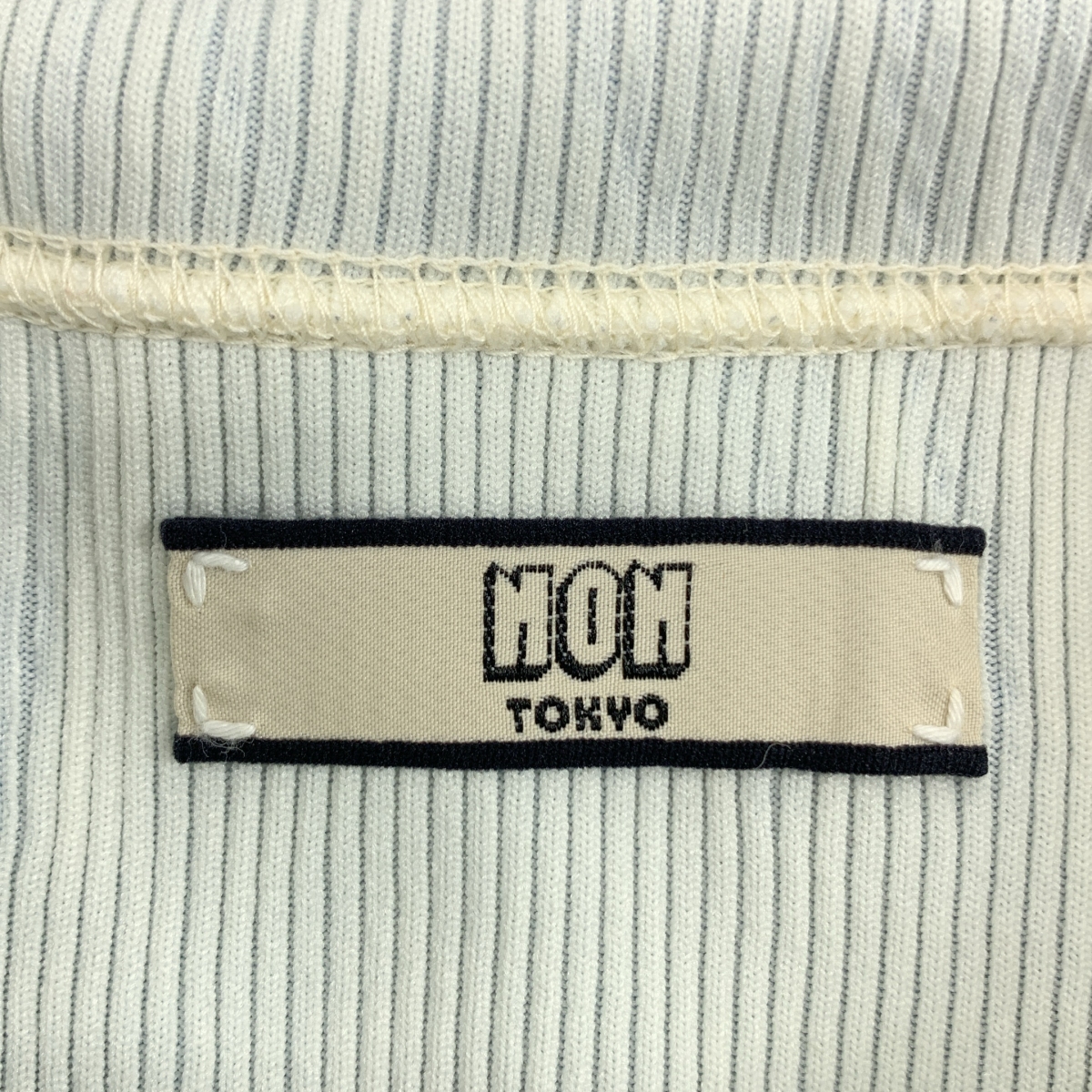 NON TOKYO / ノントーキョー PRINT RIB HI-NECK ONE PIECE プリントリブ ハイネック ワンピース