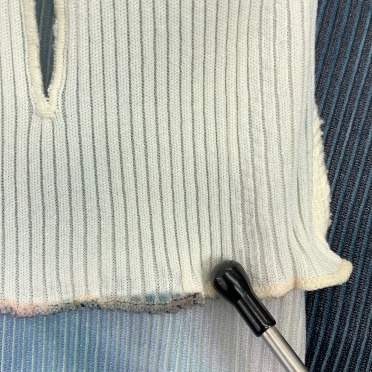 NON TOKYO / ノントーキョー PRINT RIB HI-NECK ONE PIECE プリントリブ ハイネック ワンピース