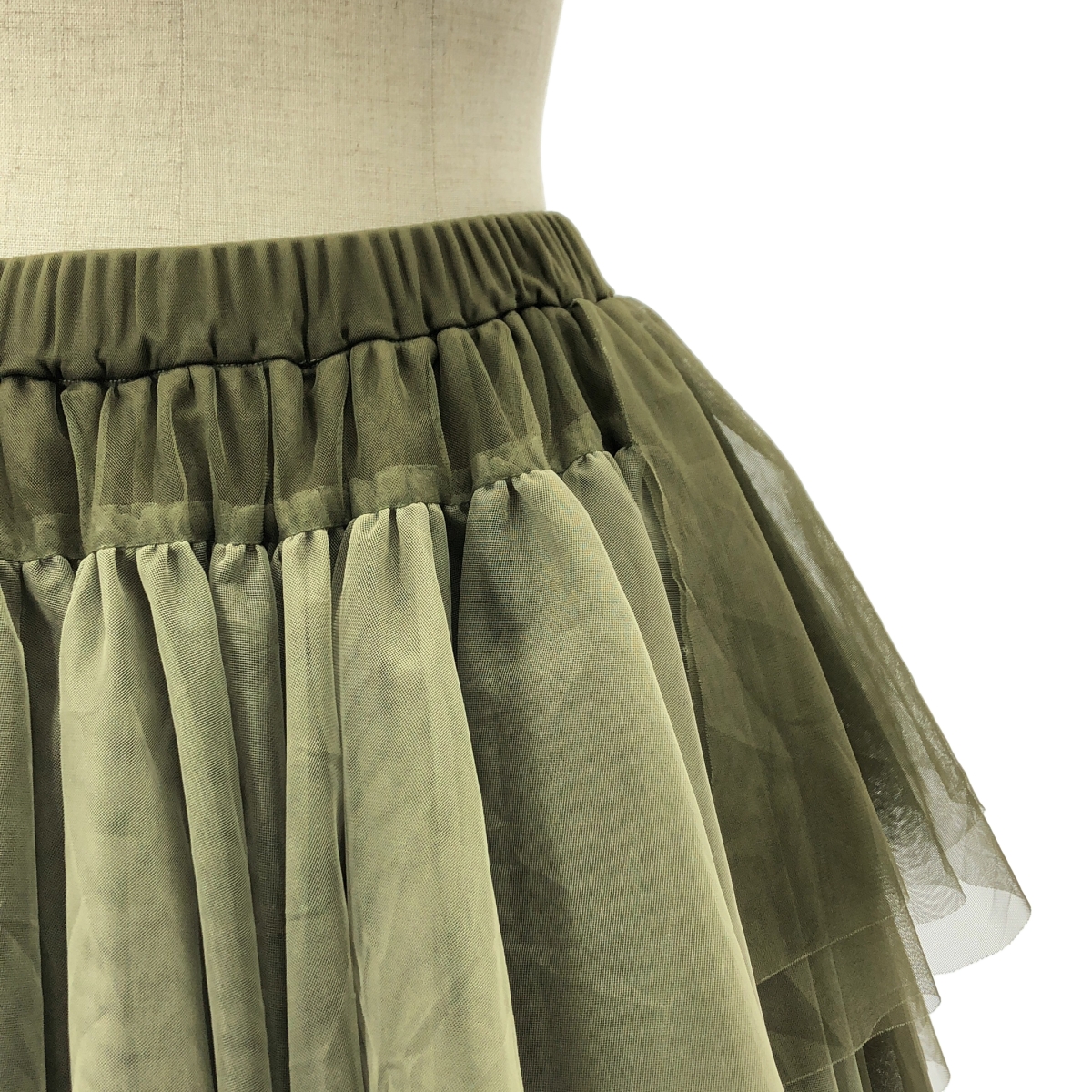 その他 Tulle Ruffle Tiered Skirt チュール ティアード ロングスカート