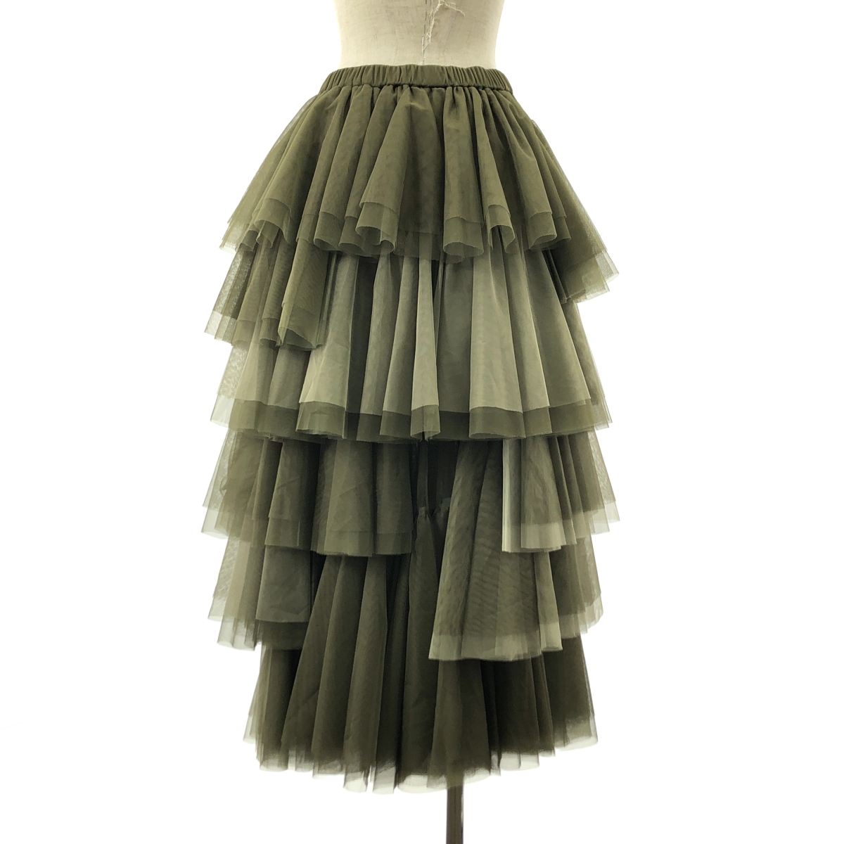 その他 Tulle Ruffle Tiered Skirt チュール ティアード ロングスカート