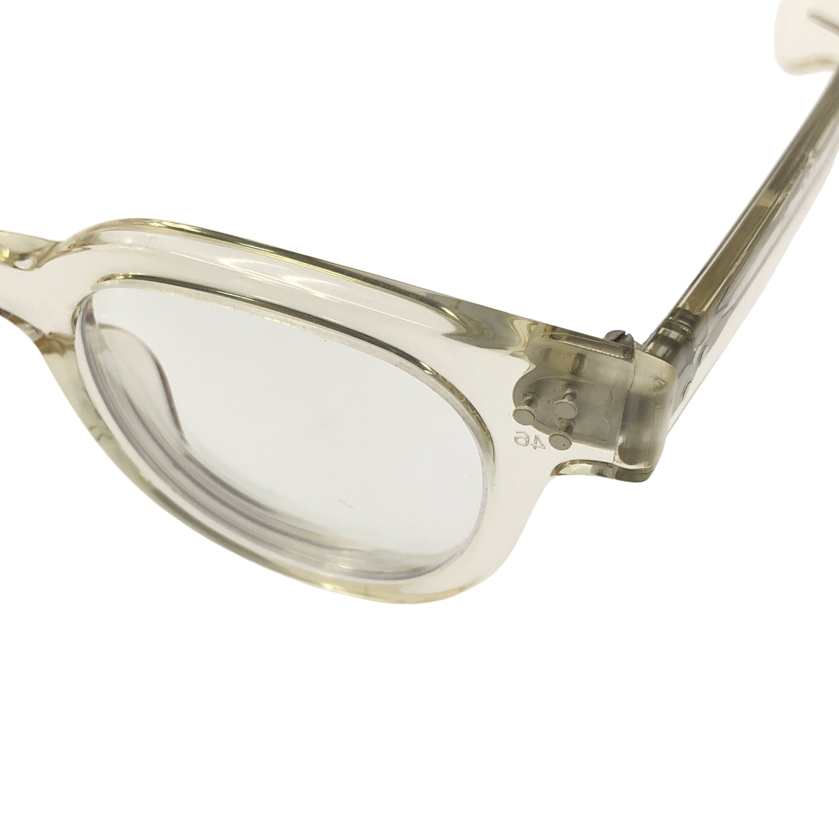 HYKE / ハイク × JULIUS TART OPTICAL / ジュリアスタートオプティカル クリアフレーム アイウェア メガネ / ユニセックス / PL-005N