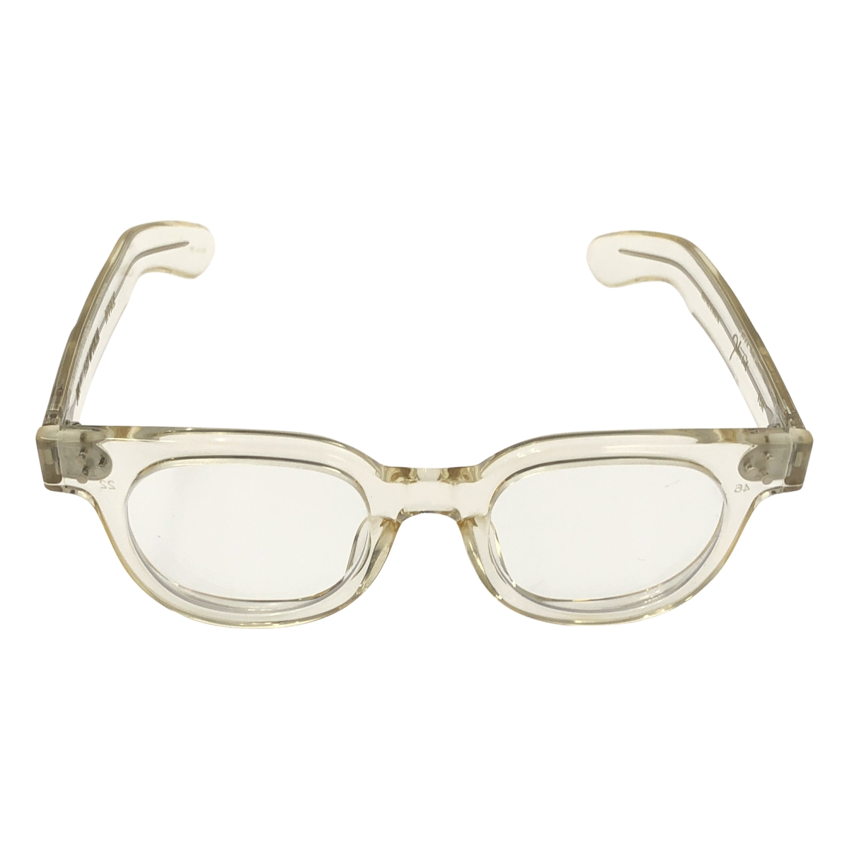 HYKE / ハイク × JULIUS TART OPTICAL / ジュリアスタートオプティカル クリアフレーム アイウェア メガネ / ユニセックス / PL-005N