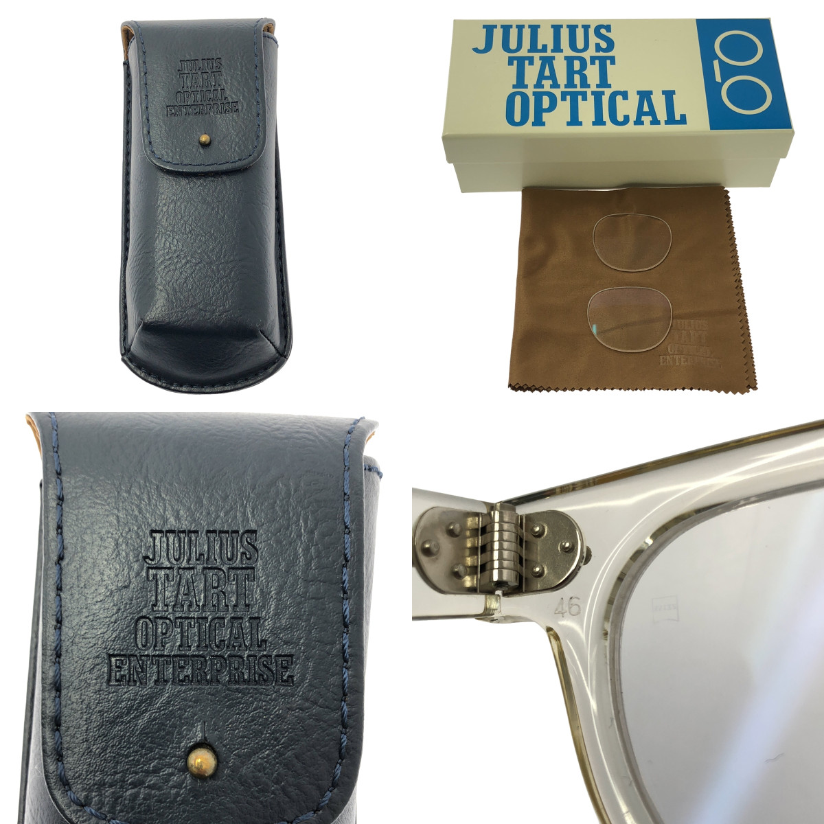 HYKE / ハイク × JULIUS TART OPTICAL / ジュリアスタートオプティカル クリアフレーム アイウェア メガネ / ユニセックス / PL-005N