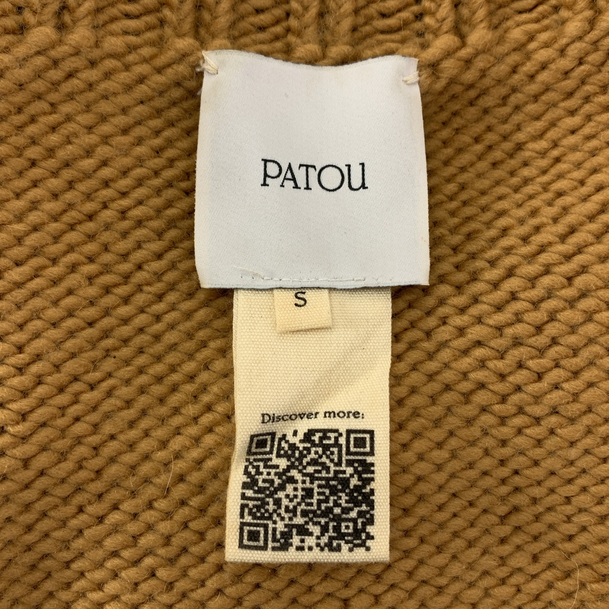 PATOU / パトゥ ウール ロゴ ハイネック ニット セーター