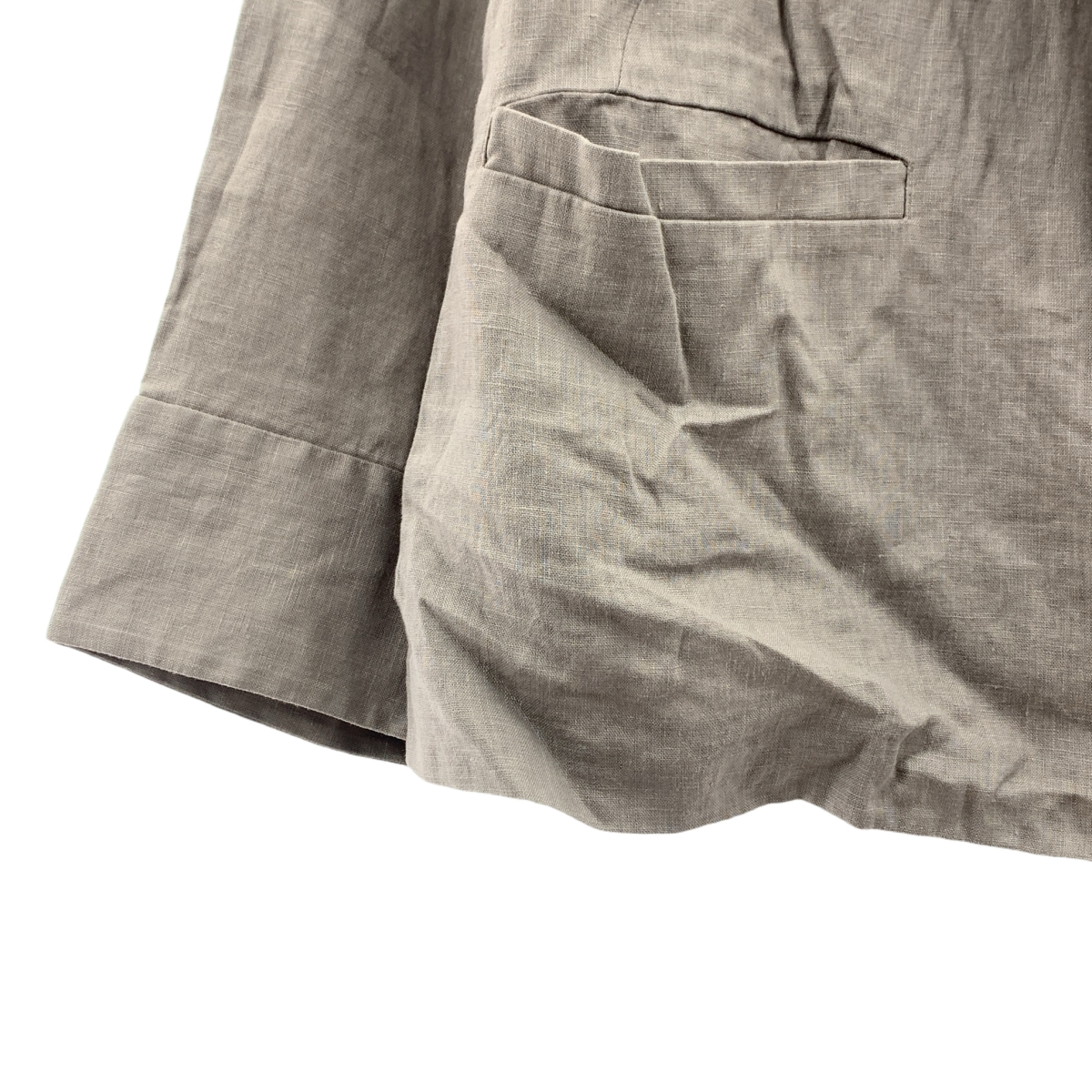 ebure / エブール ボタニカルリネン ドロップショルダージャケット