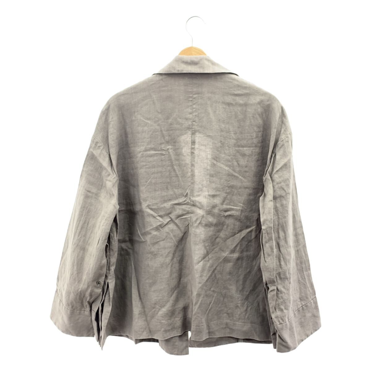 ebure / エブール ボタニカルリネン ドロップショルダージャケット