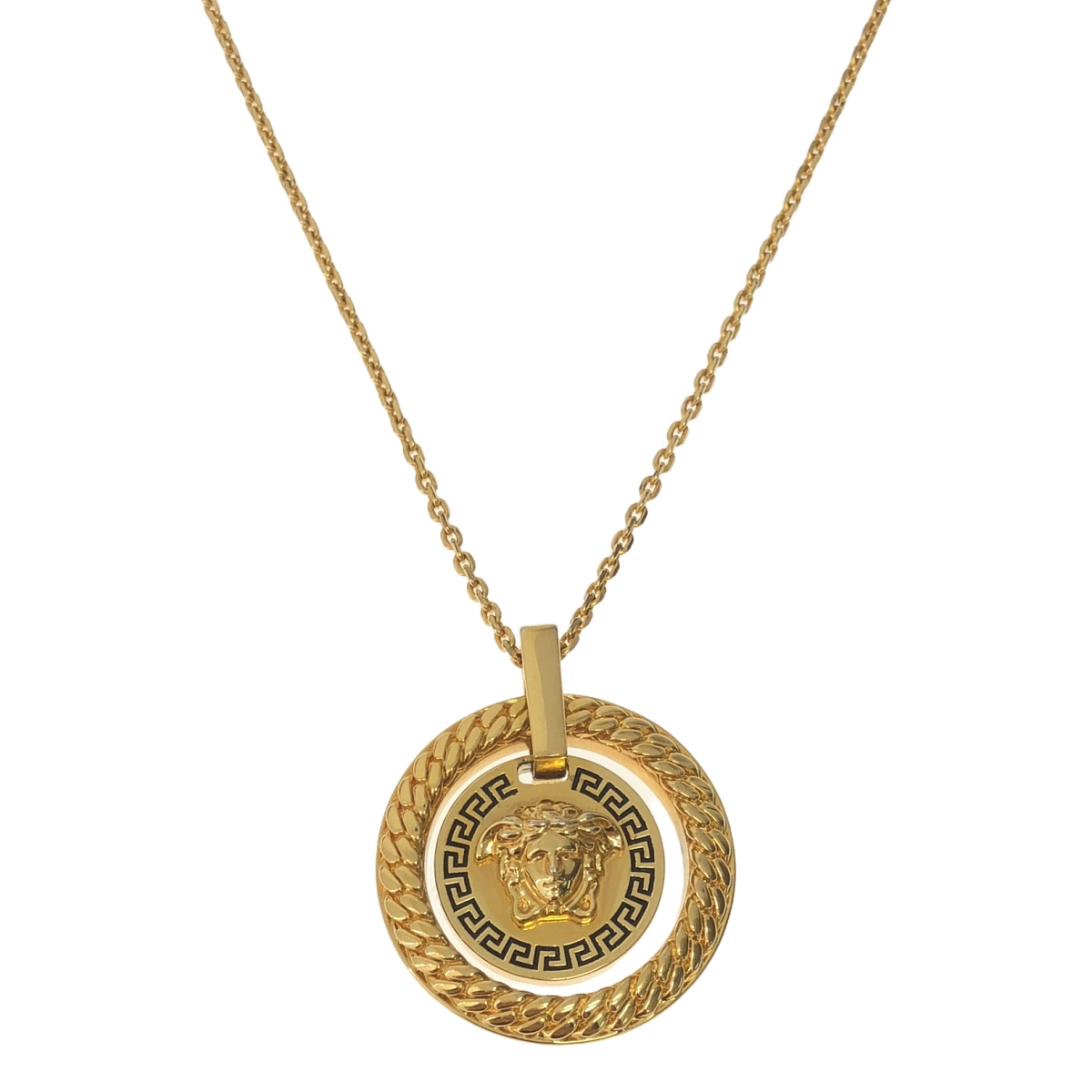 VERSACE / ヴェルサーチ メデューサ グレカ ネックレス