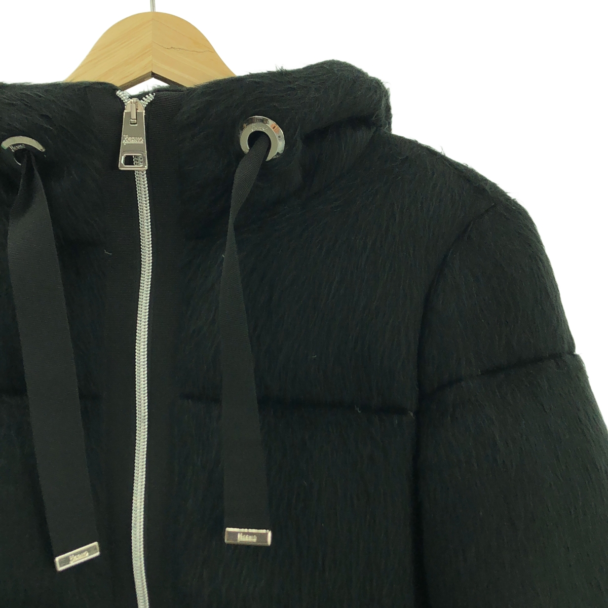 HERNO / ヘルノ ナイロン エコファー ダウンジャケット