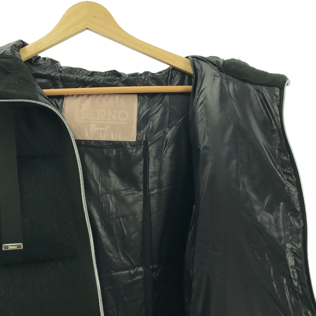 HERNO / ヘルノ ナイロン エコファー ダウンジャケット