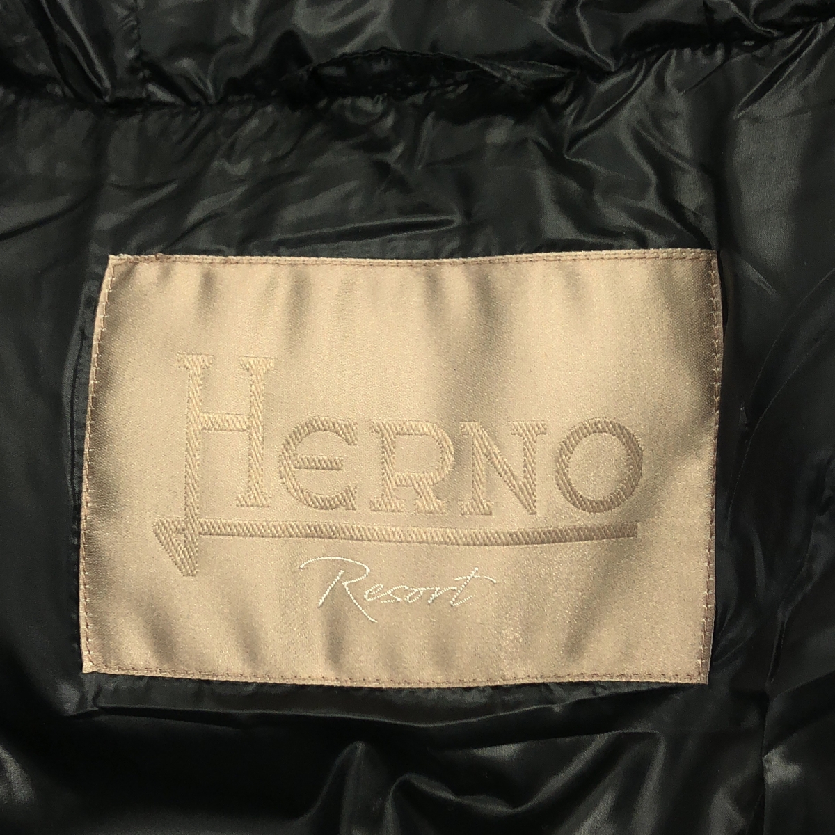 HERNO / ヘルノ ナイロン エコファー ダウンジャケット