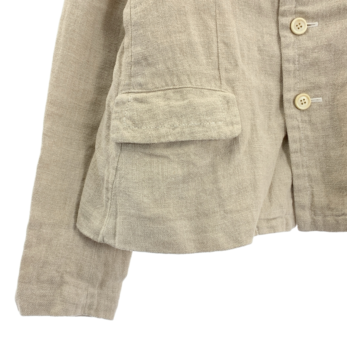 COMME des GARCONS COMME des GARCONS / コムコム ラウンドカラー リネン ジャケット