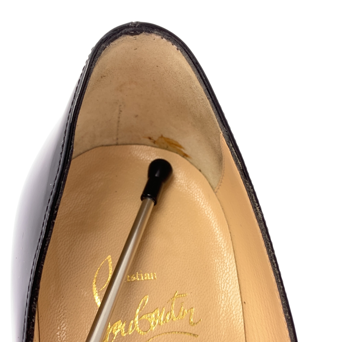 Christian Louboutin / クリスチャンルブタン パテントレザー ポインテッドトゥ パンプス