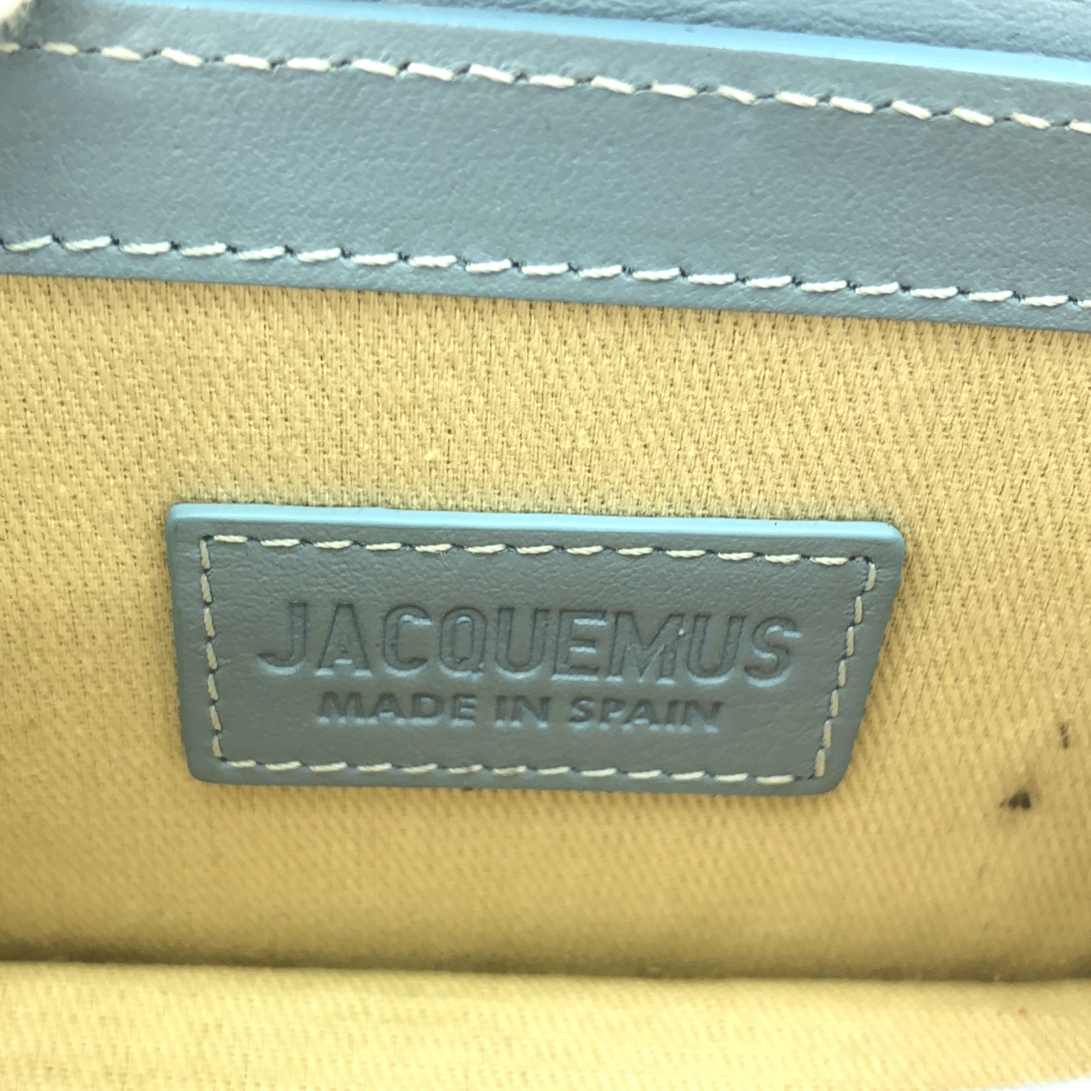 JACQUEMUS / ジャックムス レザー ロゴ ミニハンドバッグ