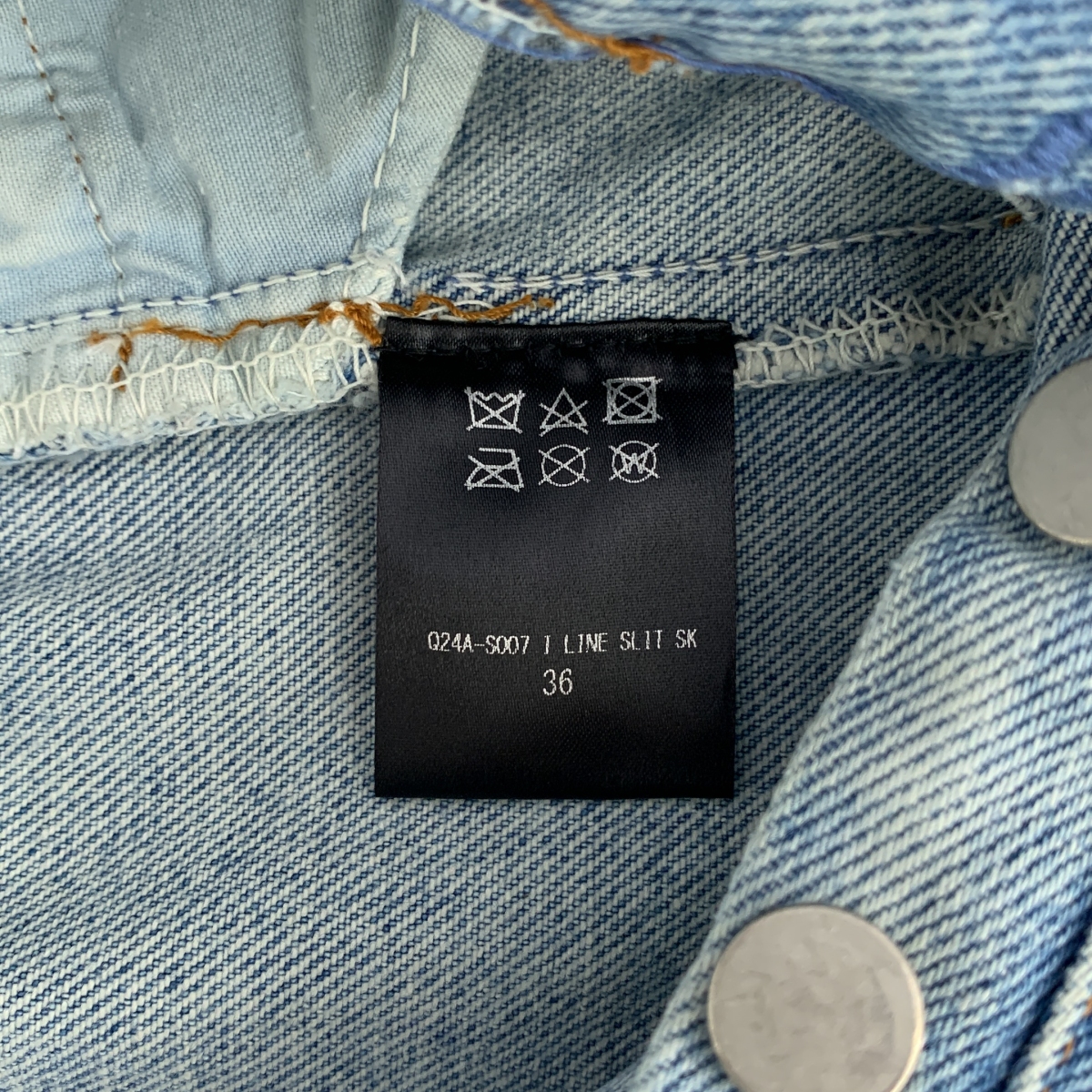 その他 J LINE SLIT SKIRT 再構築 デニムスカート