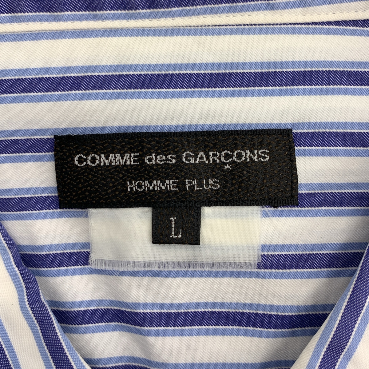 COMME des GARCONS HOMME PLUS / コムデギャルソンオムプリュス コットン ストライプ タータンチェック オーバー シャツ