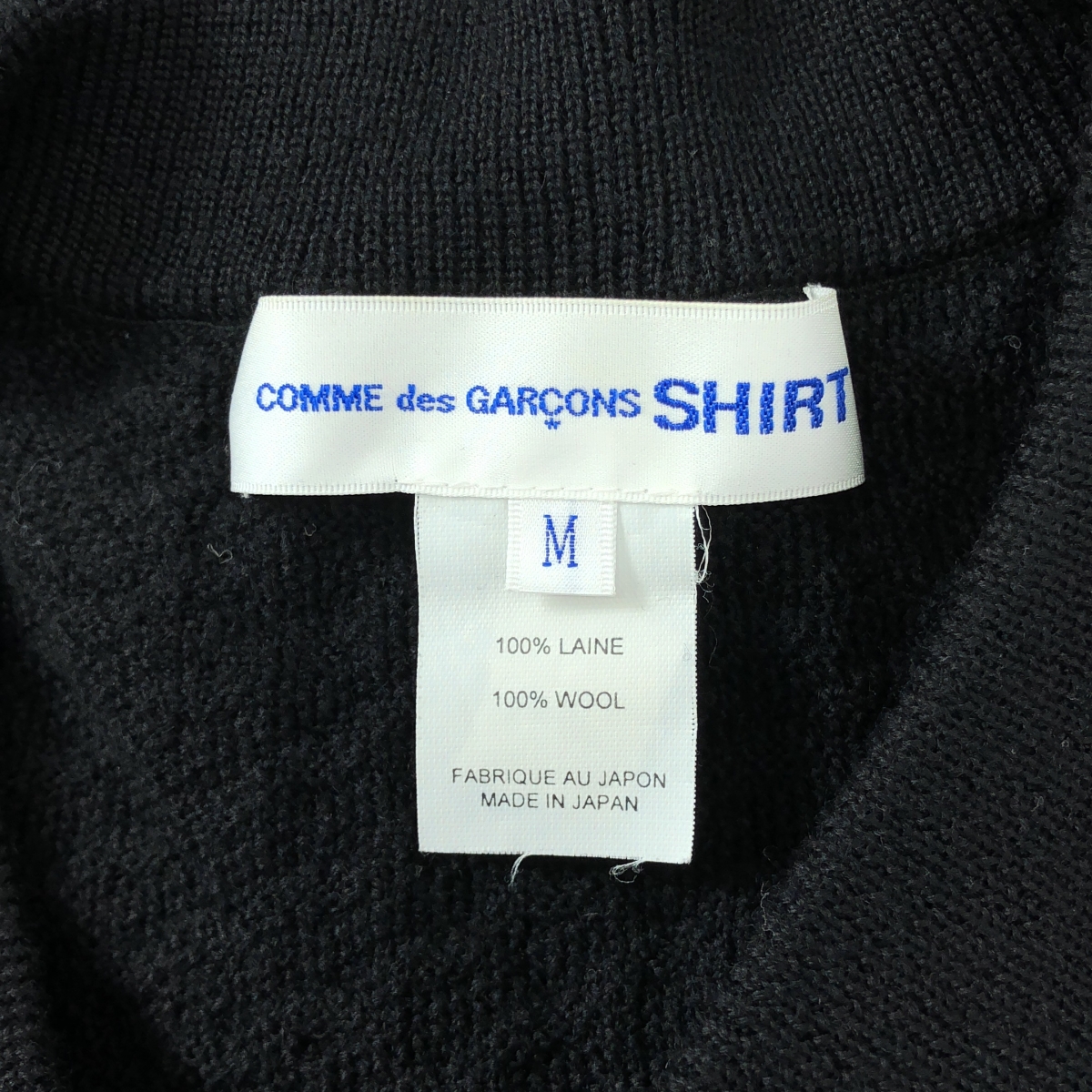 COMME des GARCONS SHIRT / コムデギャルソンシャツ ジャガード ウールニット カーディガン