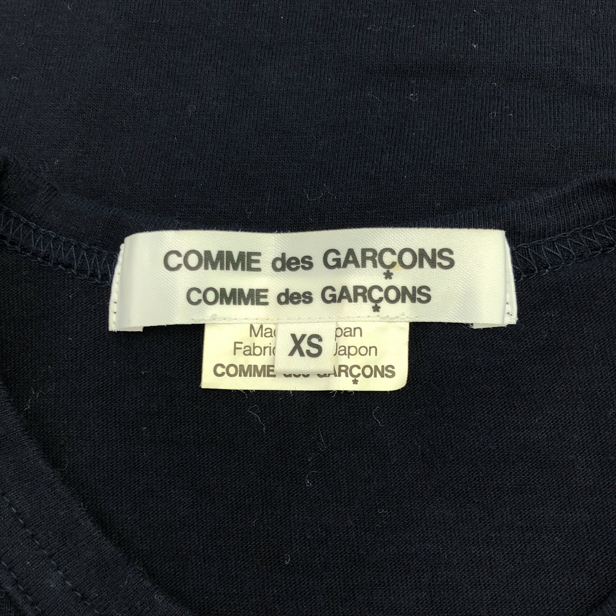 COMME des GARCONS COMME des GARCONS / コムコム フリルデザイン ノースリーブ コットン カットソー