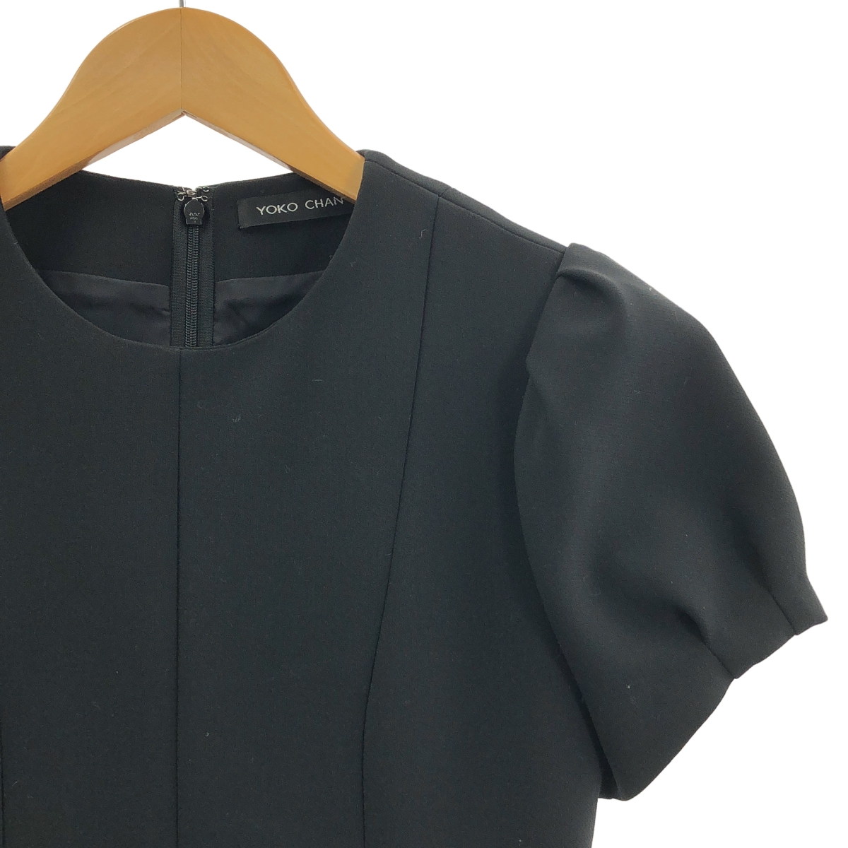 YOKO CHAN / ヨーコチャン パフスリーブ フレア マーメイド 半袖ワンピース