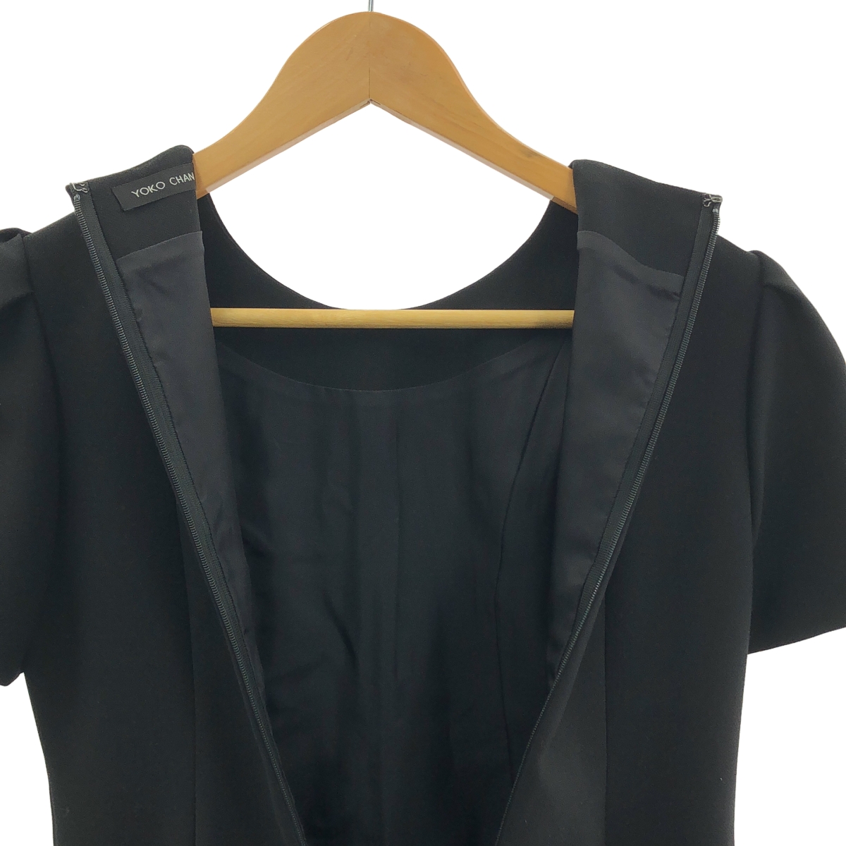 YOKO CHAN / ヨーコチャン パフスリーブ フレア マーメイド 半袖ワンピース